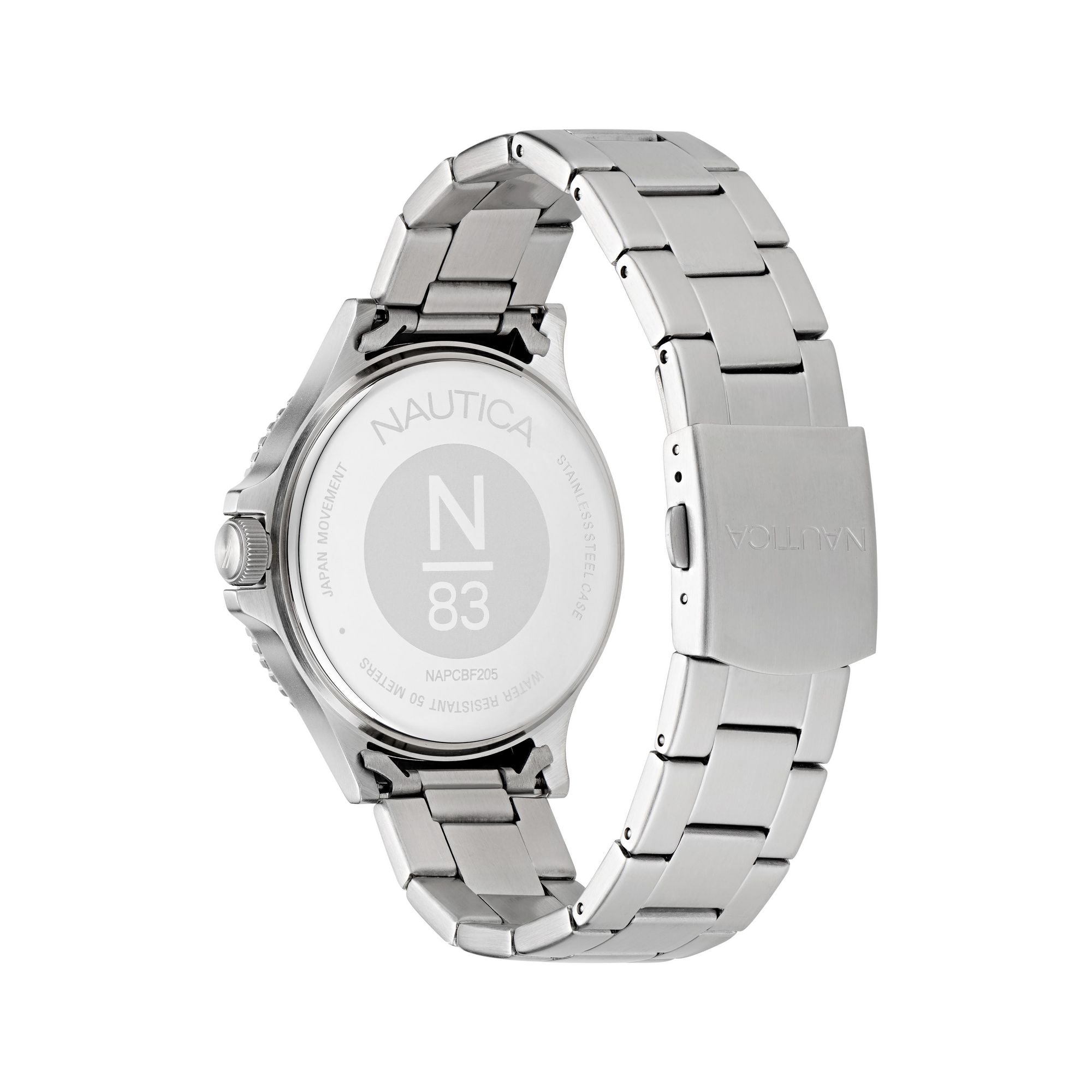 Nautica Cocoa Beach Black Round Dial Quartz Analog Men Watch