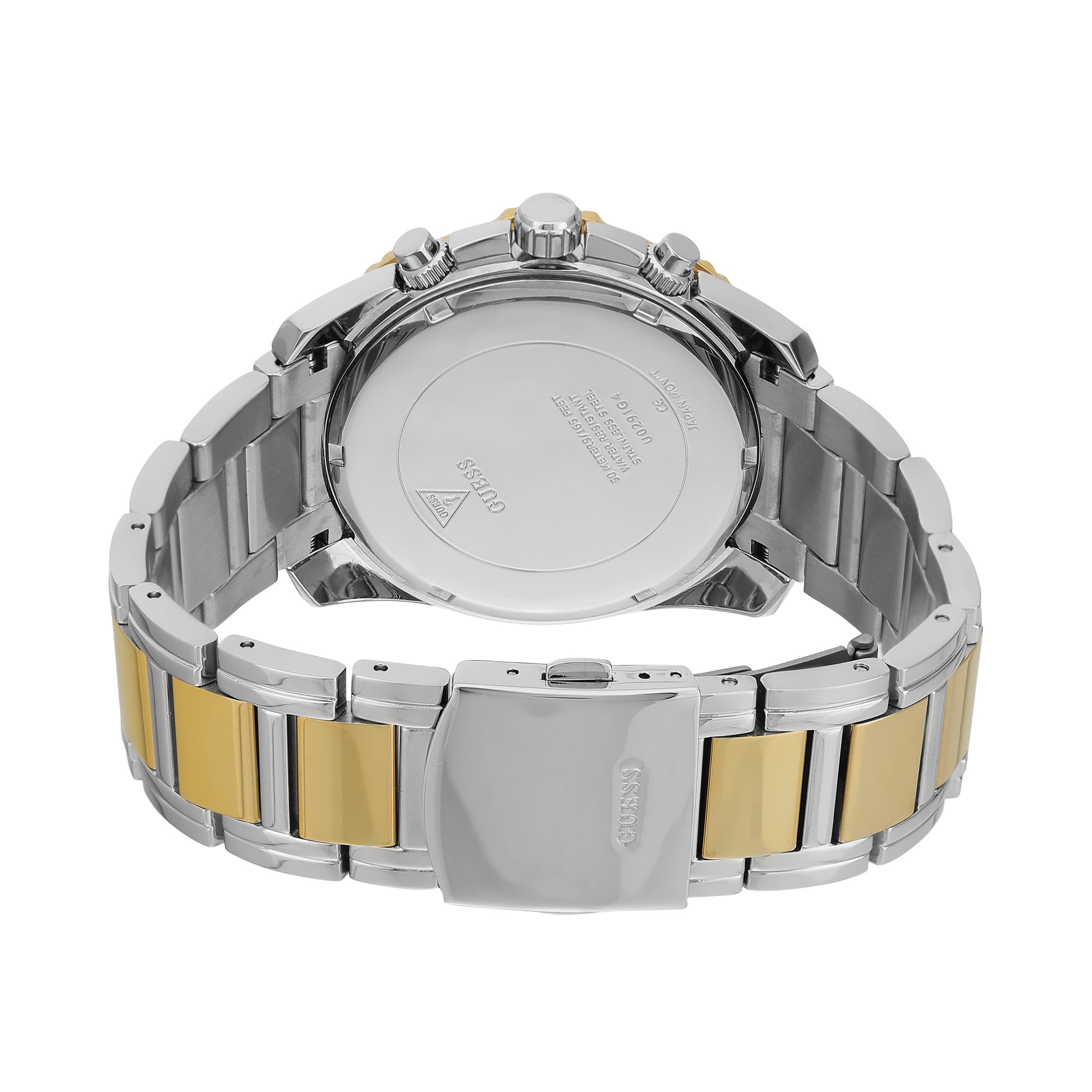 Guess Intrepid White Round Dial Quartz Analog Men Watch Watch Guess