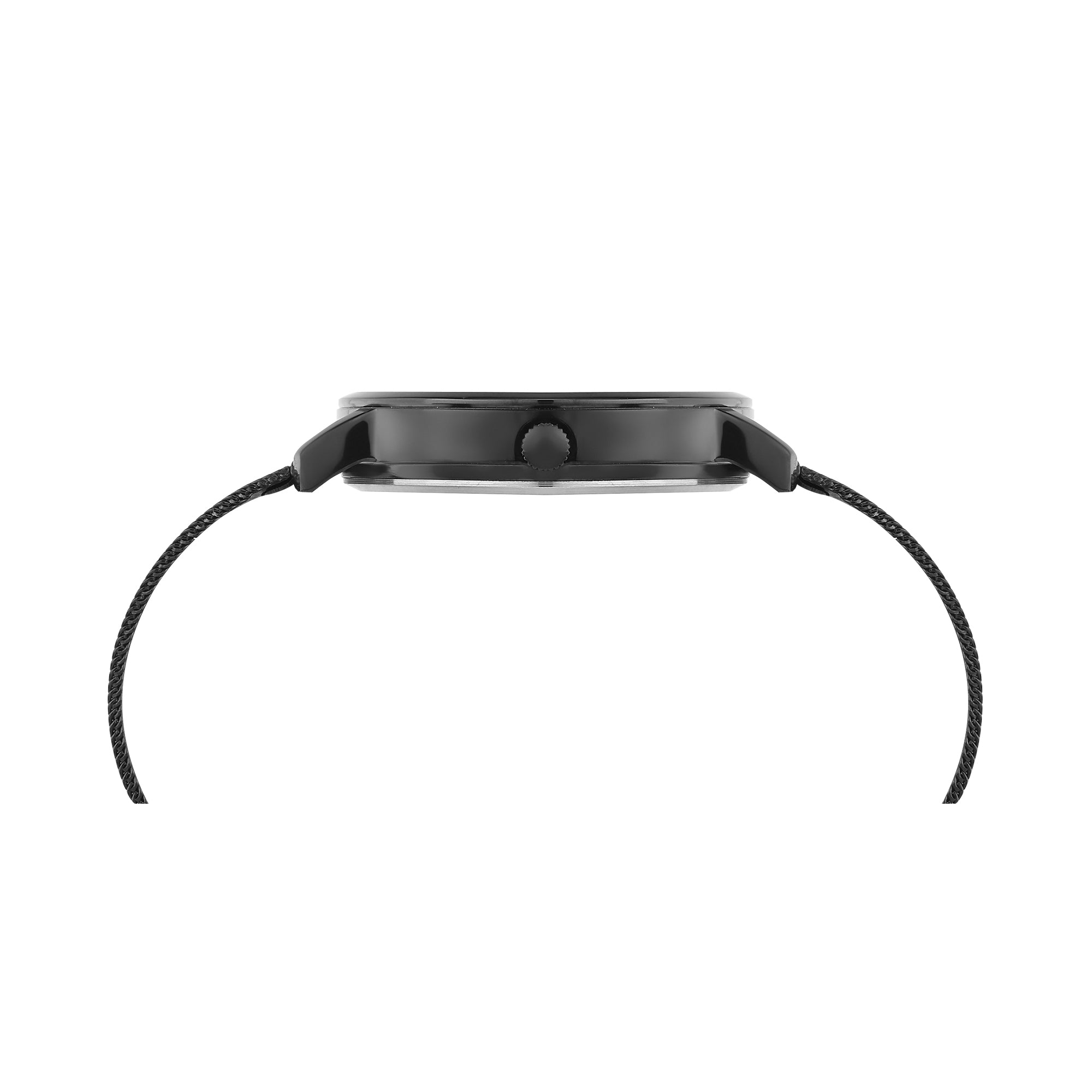 United Colors Of Benetton Black Round Dial Quartz Analog Men Watch