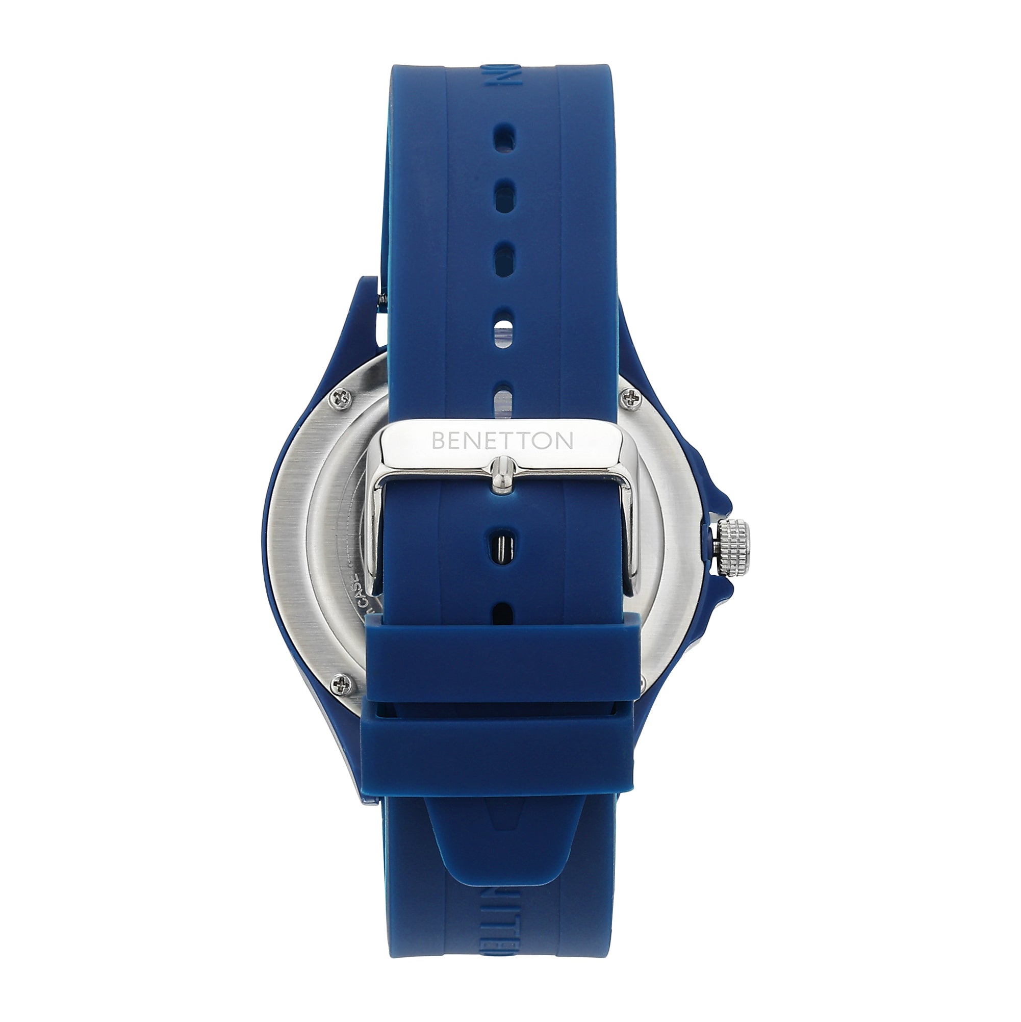 United Colors Of Benetton Blue Round Dial Quartz Analog Men Watch Watch United Colors Of Benetton