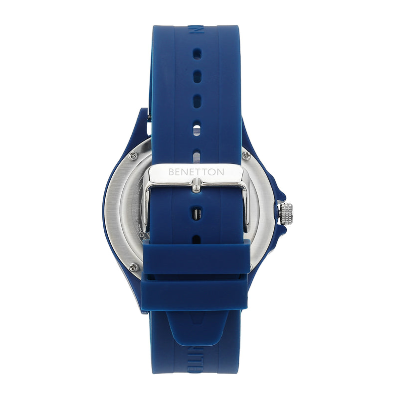 United Colors Of Benetton Blue Round Dial Quartz Analog Men Watch Watch United Colors Of Benetton