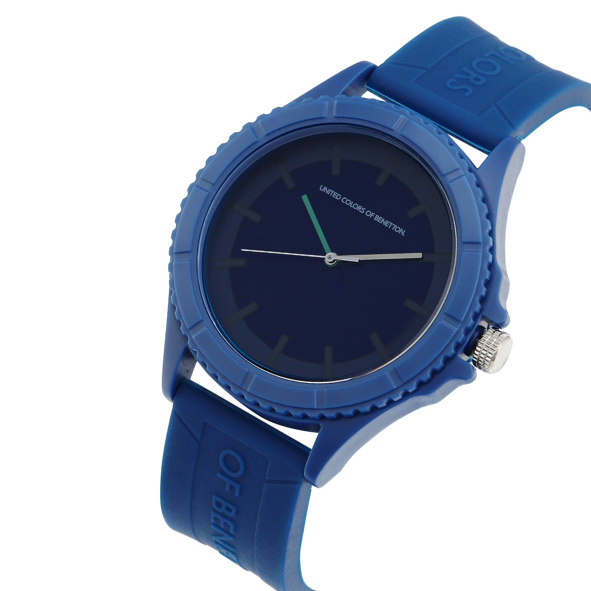 United Colors Of Benetton Blue Round Dial Quartz Analog Men Watch
