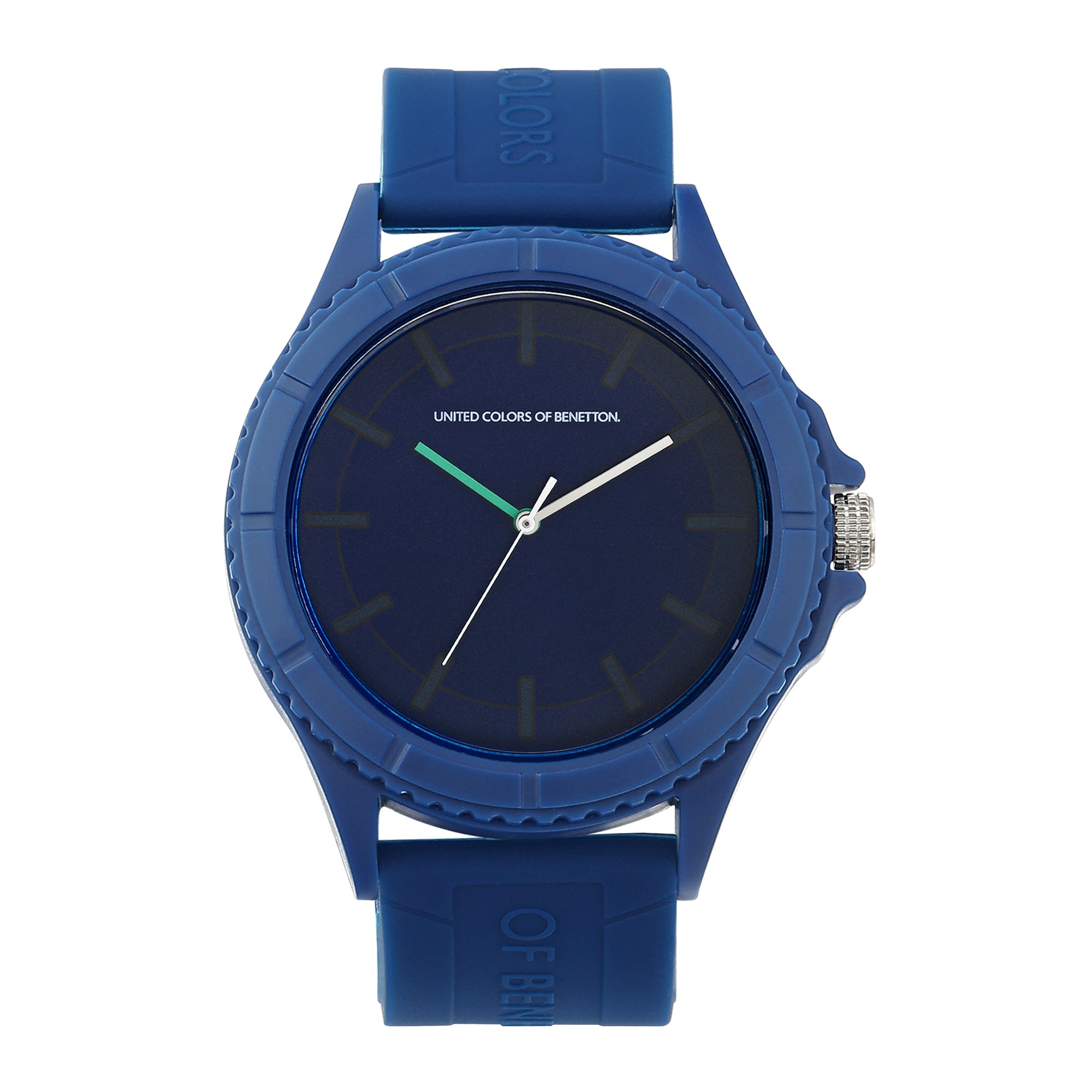 United Colors Of Benetton Blue Round Dial Quartz Analog Men Watch