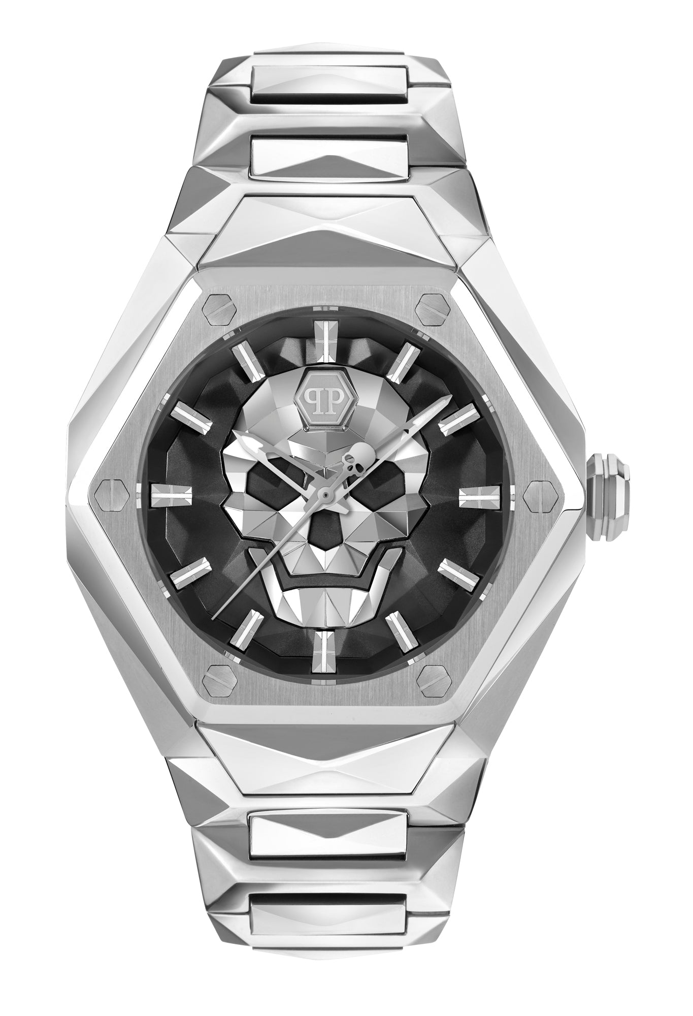 Philipp Plein Black Hexagon Dial Quartz Analog Men Watch