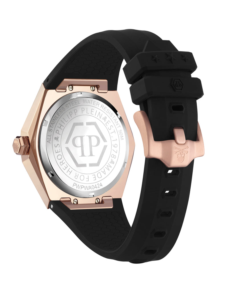 Philipp Plein Black Hexagon Dial Quartz Analog Men Watch Watch Philipp Plein