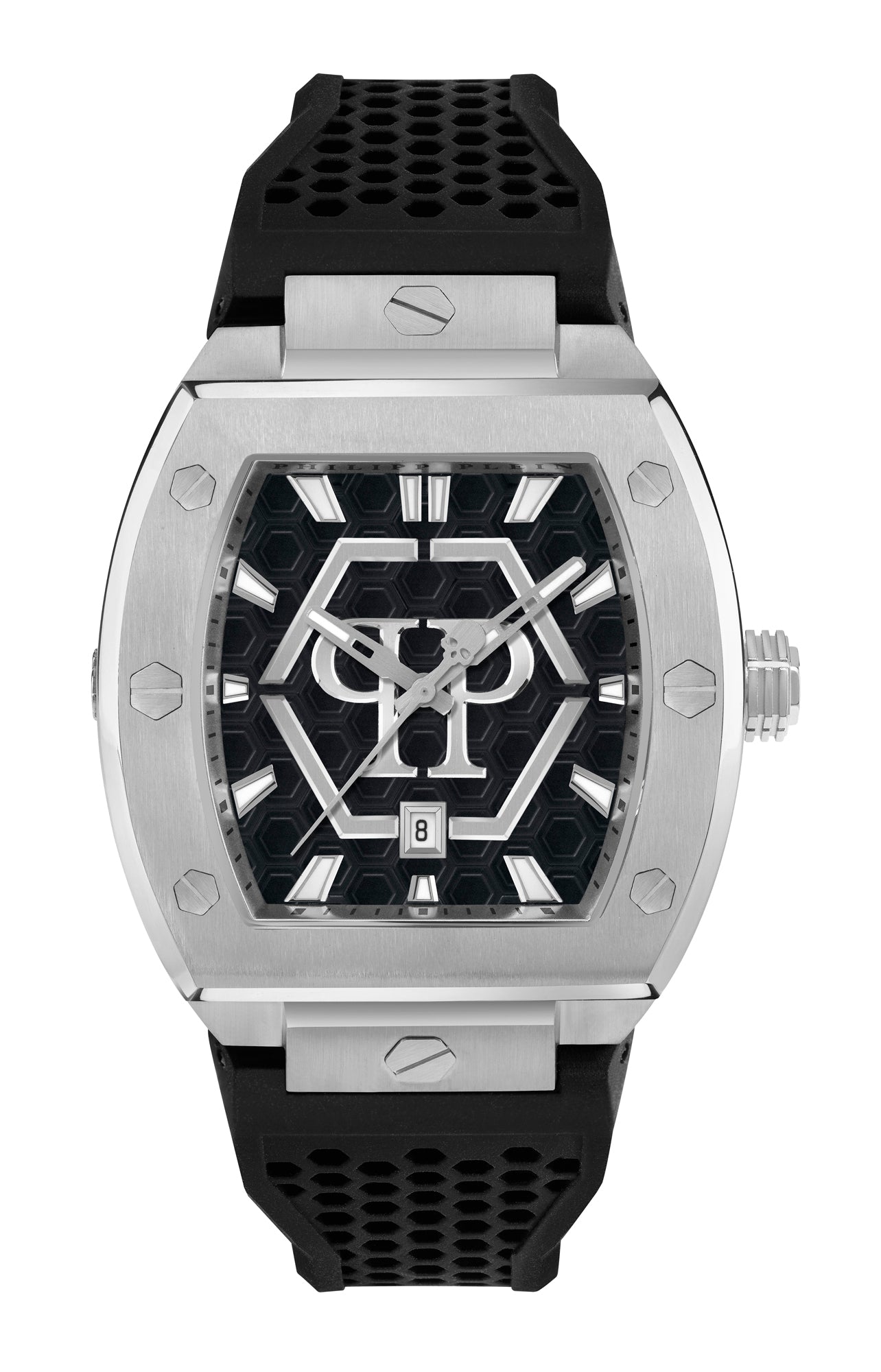 Philipp Plein Black Tonneau Dial Quartz Analog Men Watch