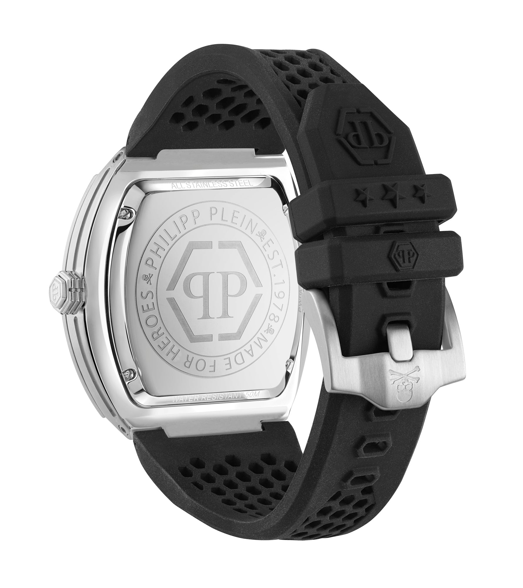 Philipp Plein Black Tonneau Dial Quartz Analog Men Watch