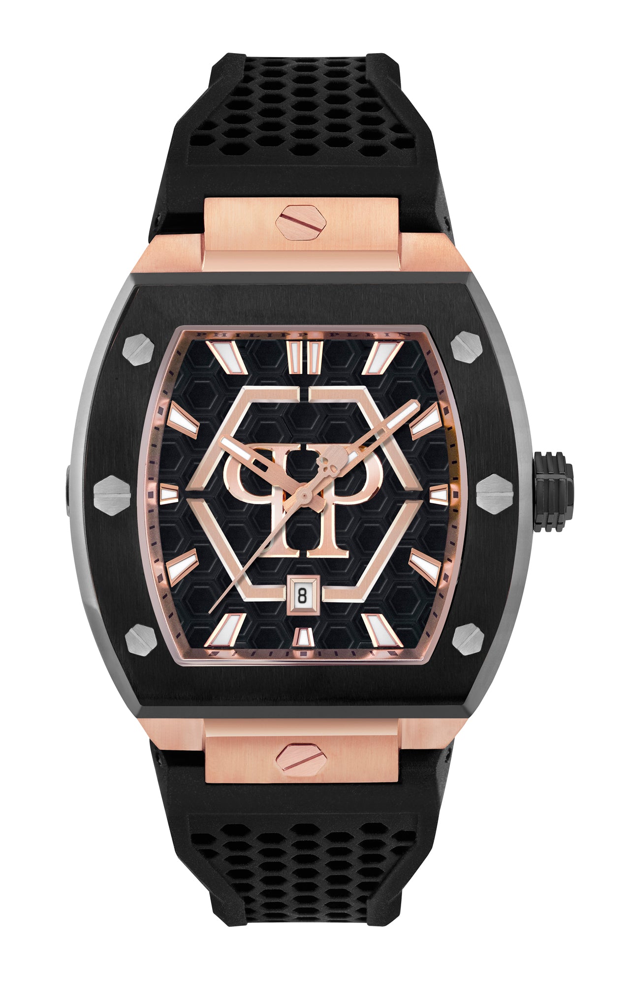 Philipp Plein Black Tonneau Dial Quartz Analog Men Watch