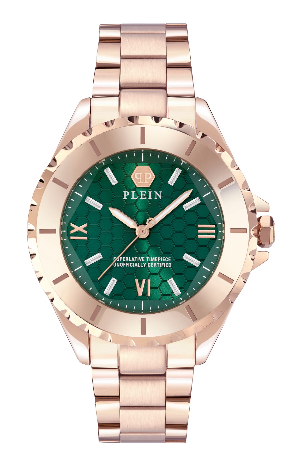 Philipp Plein Green Round Dial Quartz Analog Women Watch
