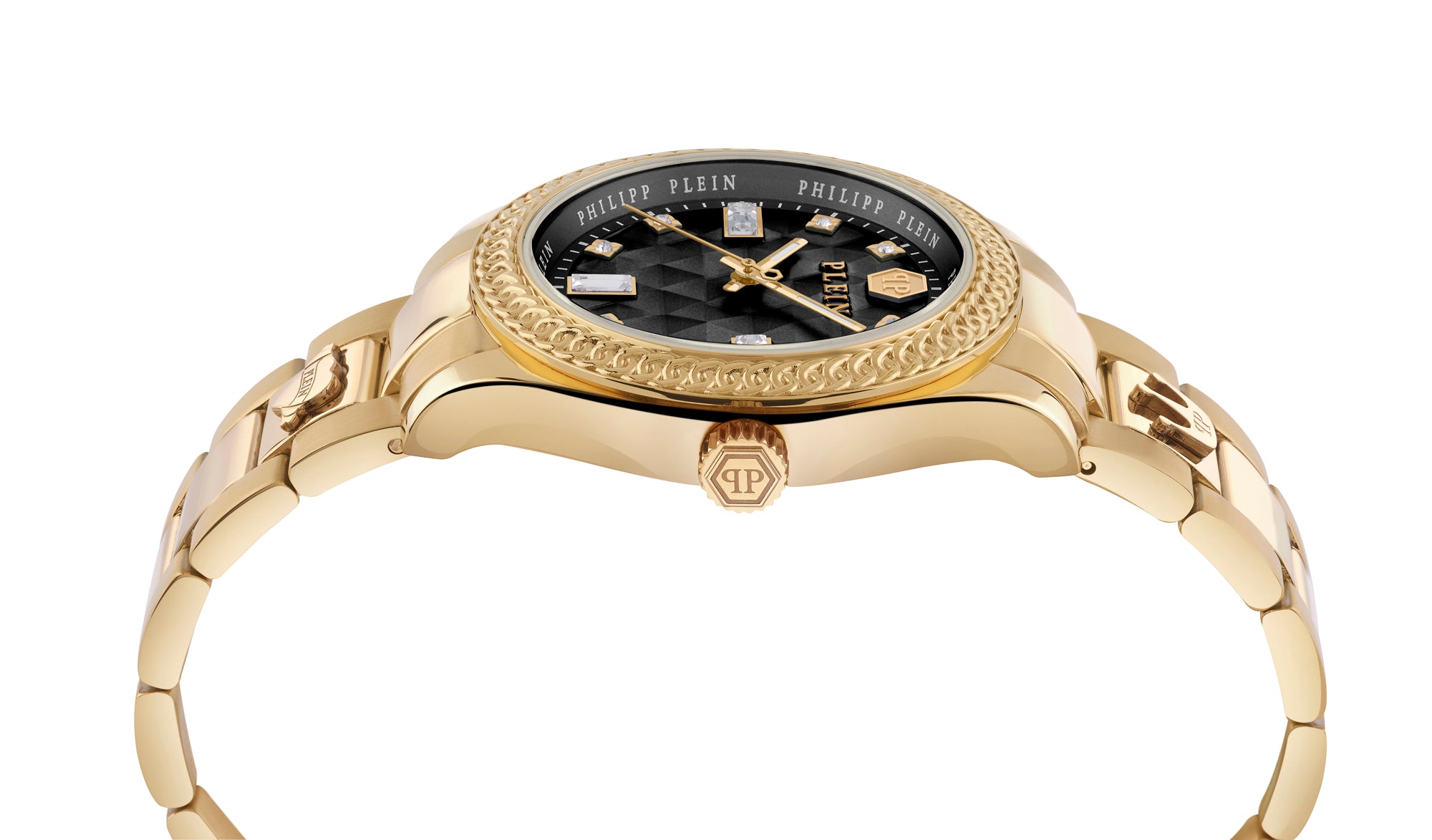 Philipp Plein Black Round Dial Quartz Analog Women Watch