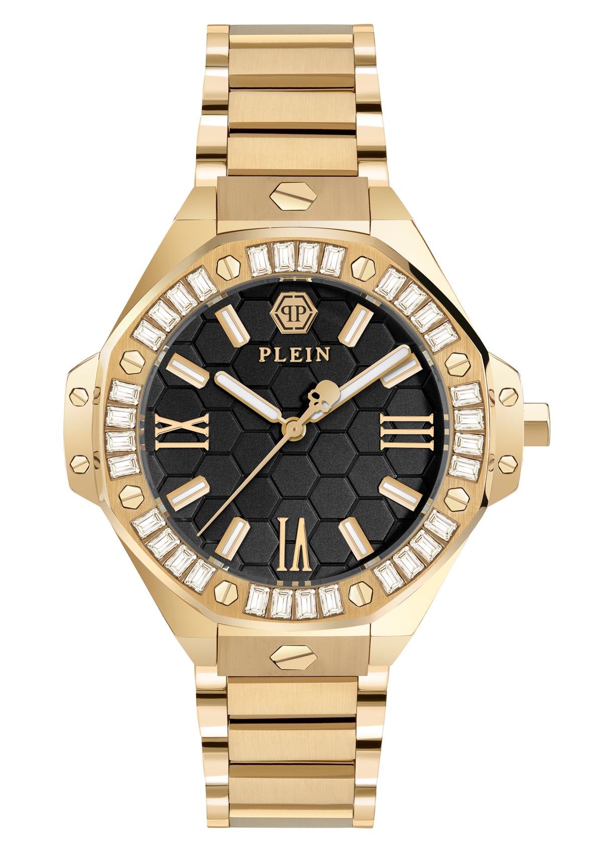 Philipp Plein Plein Lady Royal Black Octagonal Quartz Women Watch