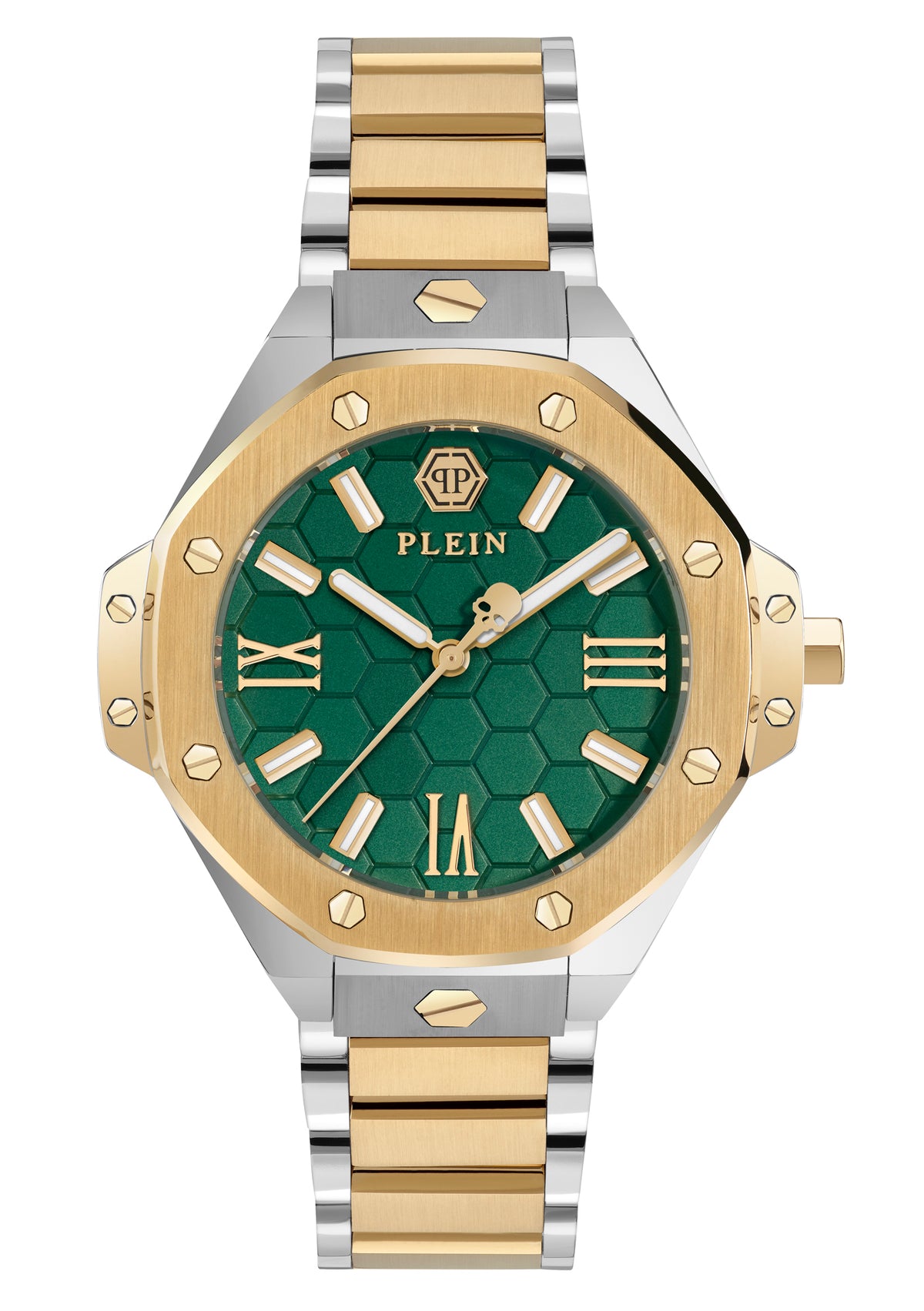 Philipp Plein BDA-Plein Green Hexagon Dial Quartz Analog Women Watch