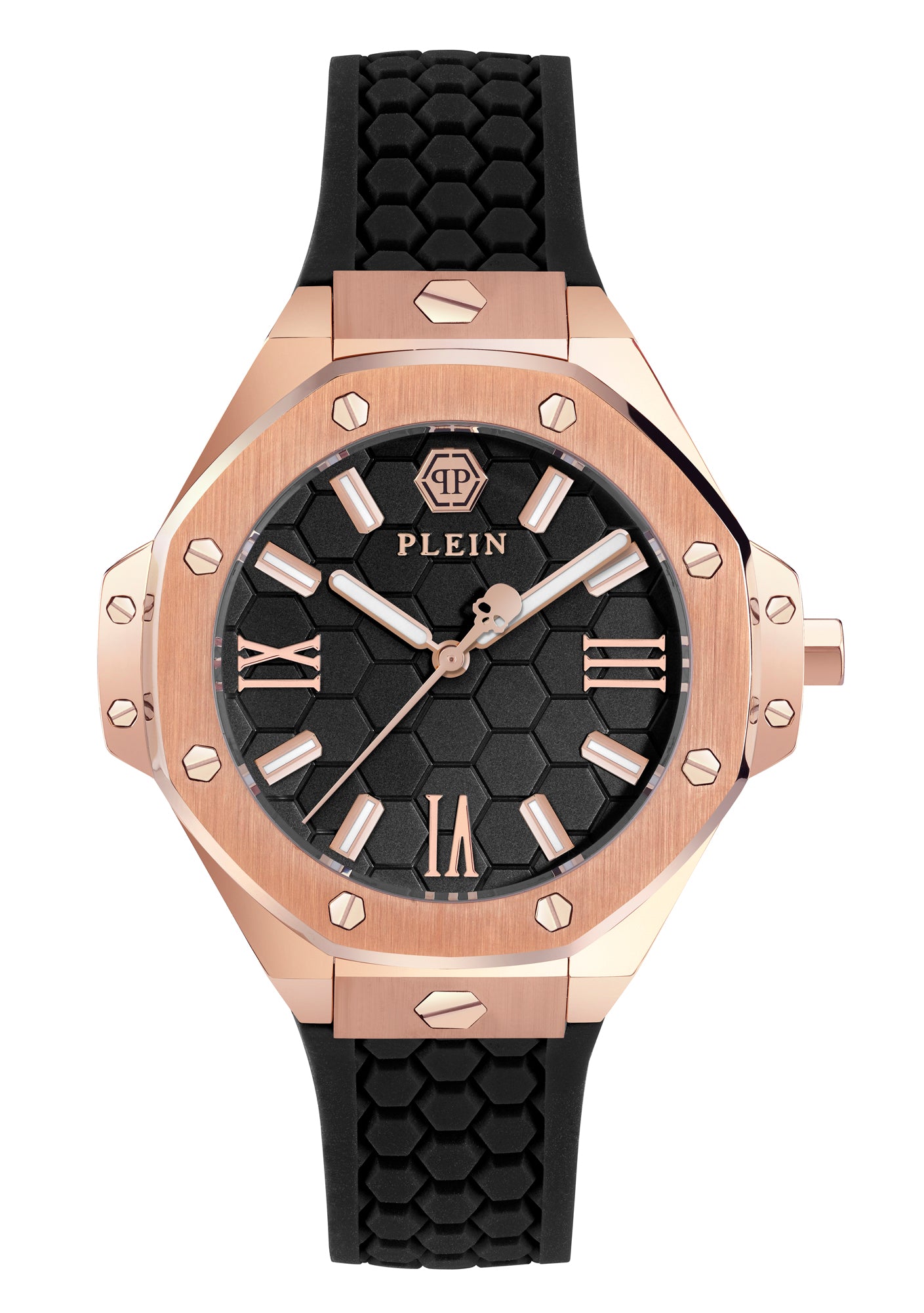 Philipp Plein Plein Lady Royal Black Octagonal Quartz Women Watch