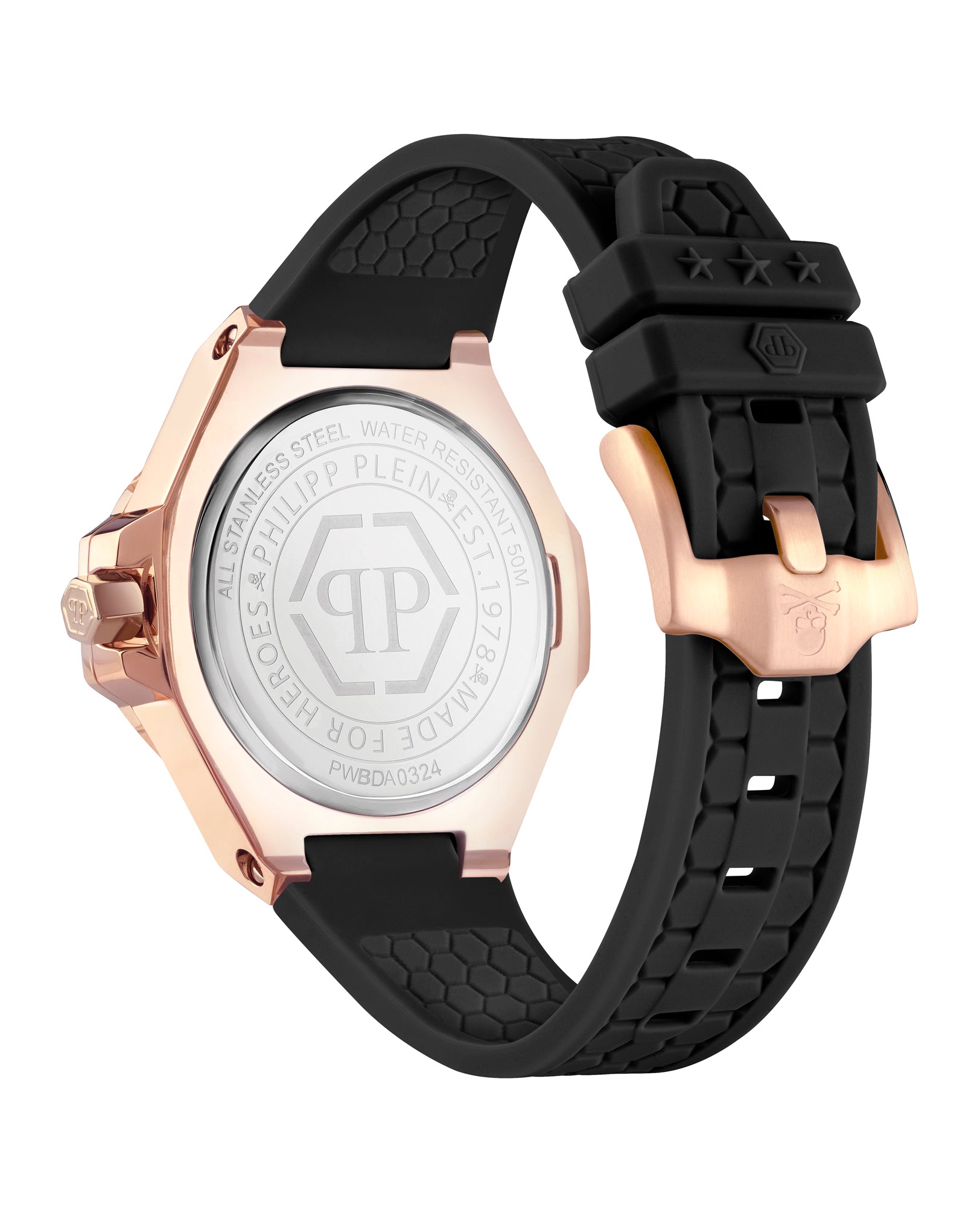 Philipp Plein Plein Lady Royal Black Octagonal Quartz Women Watch