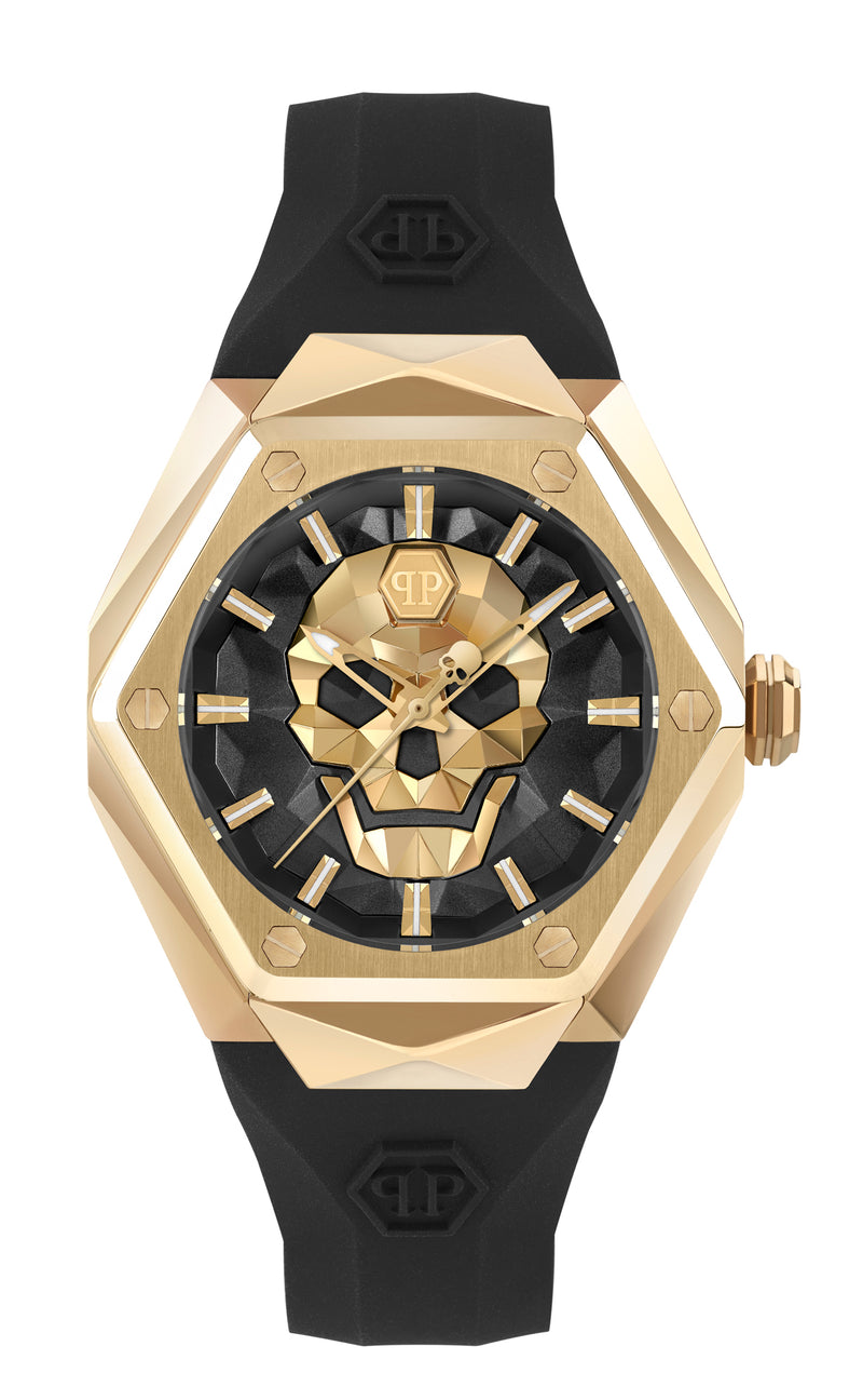 Philipp Plein The Skull Spikes Lady Black Hexagonal Quartz Women Watch Watch Philipp Plein