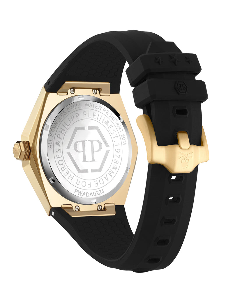 Philipp Plein The Skull Spikes Lady Black Hexagonal Quartz Women Watch Watch Philipp Plein