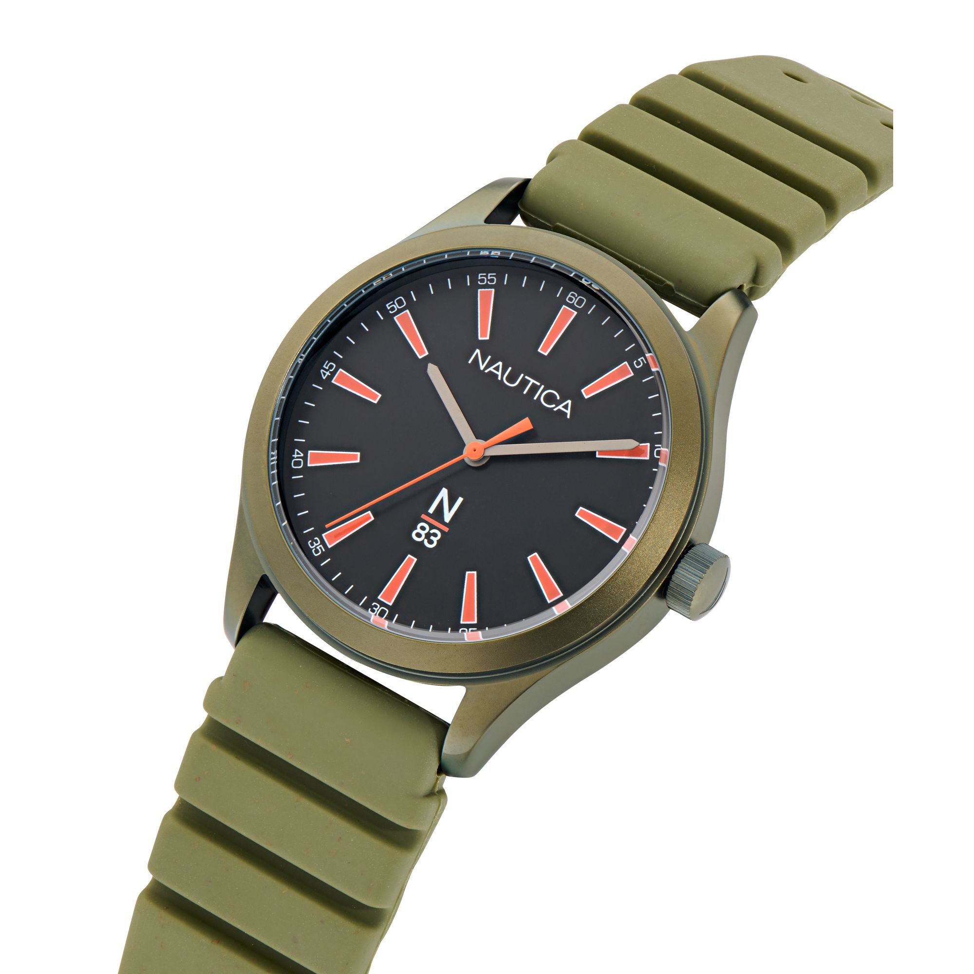Nautica Hannay Bay Black Round Dial Quartz Analog Unisex Watch Watch Nautica