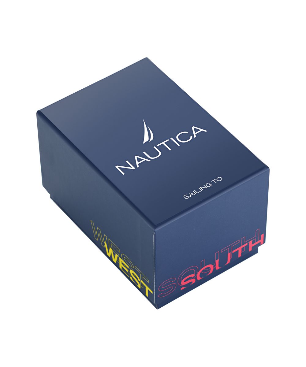 Nautica Finn Black Round Dial Quartz Analog Men Watch