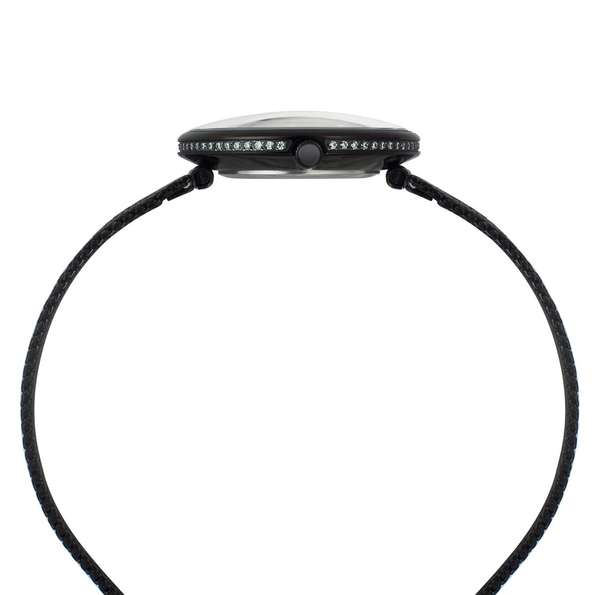 Timex Black Round Dial Quartz Analog Women Watch