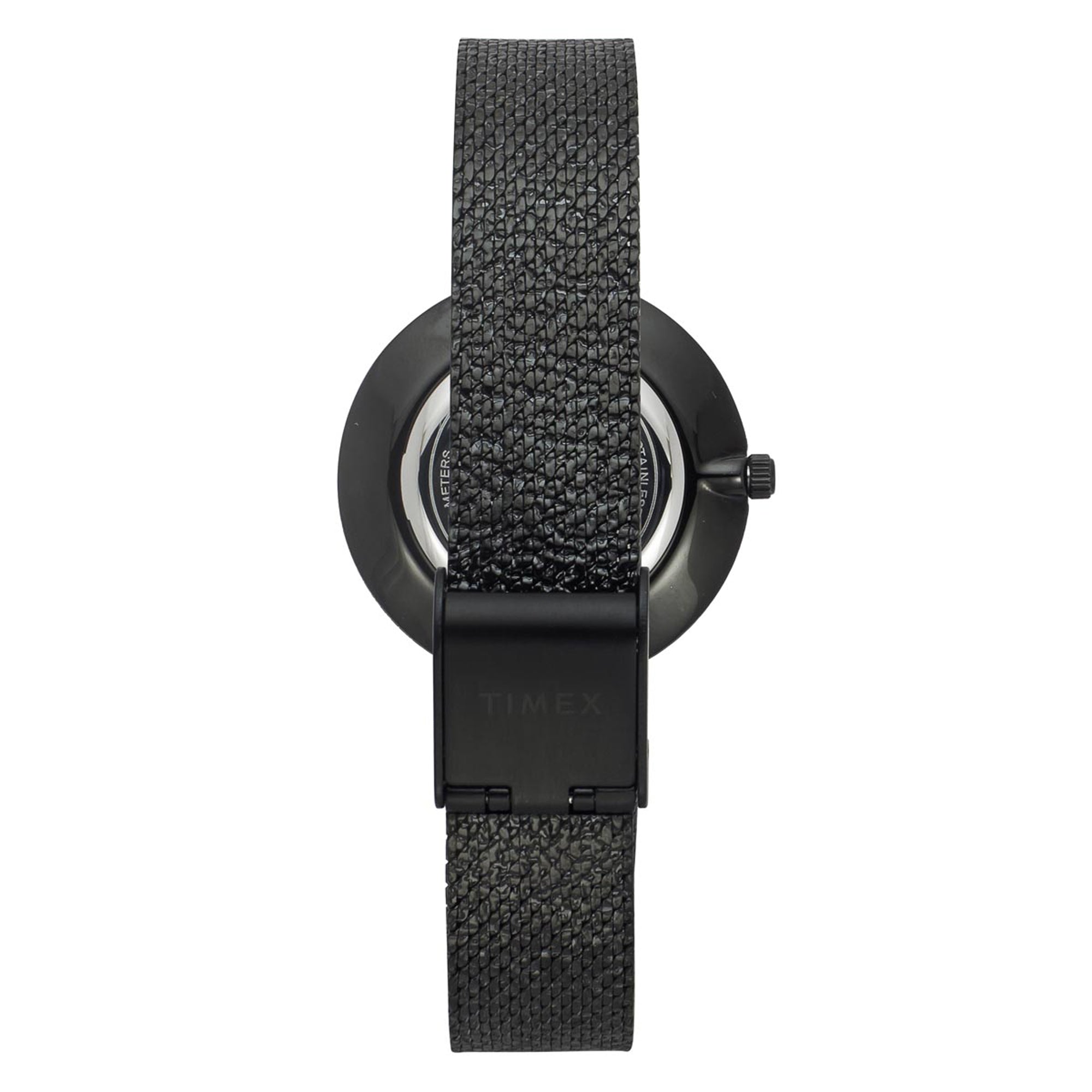 Timex Black Round Dial Quartz Analog Women Watch