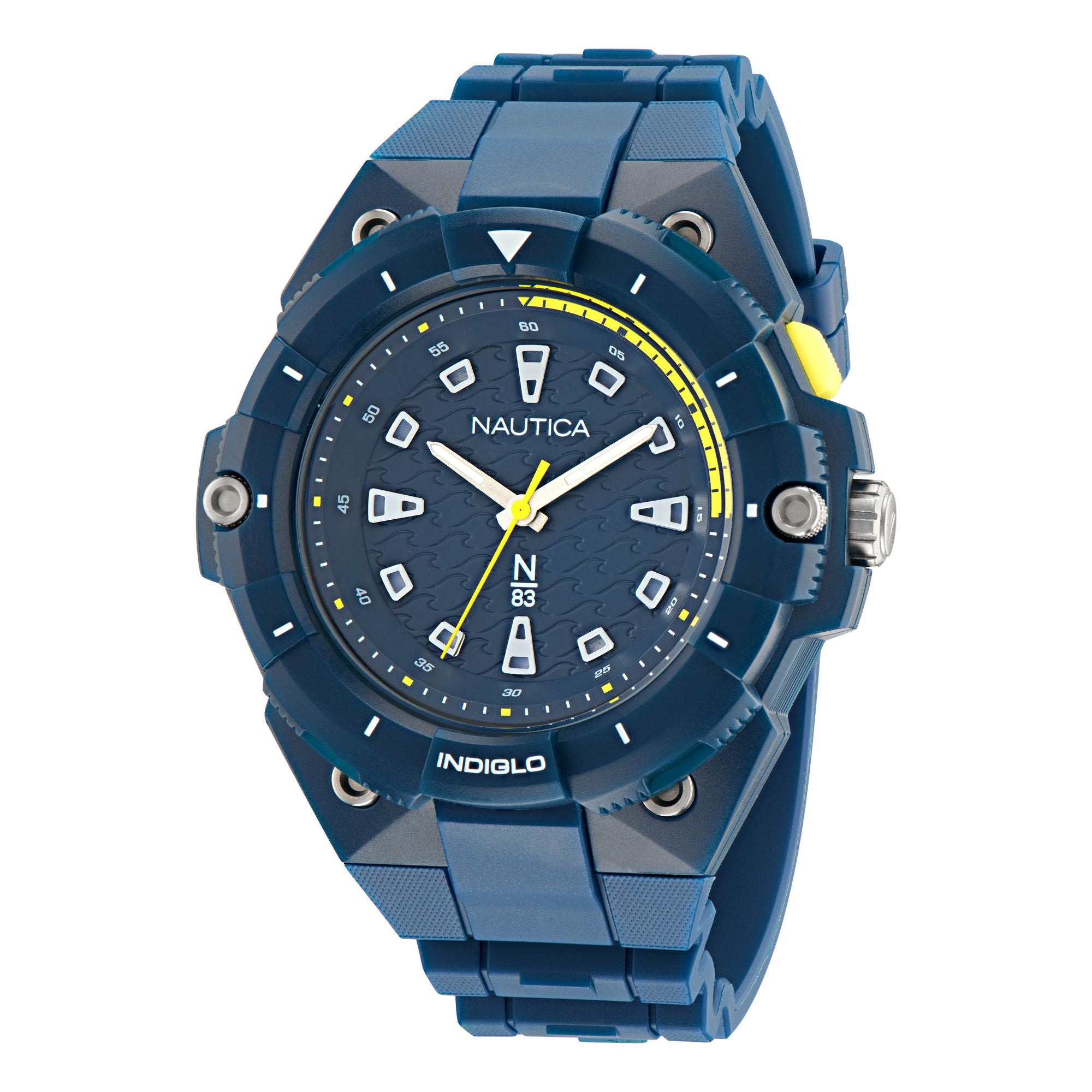 Nautica Coronado Bay Blue Round Dial Quartz Analog Men Watch Watch Nautica