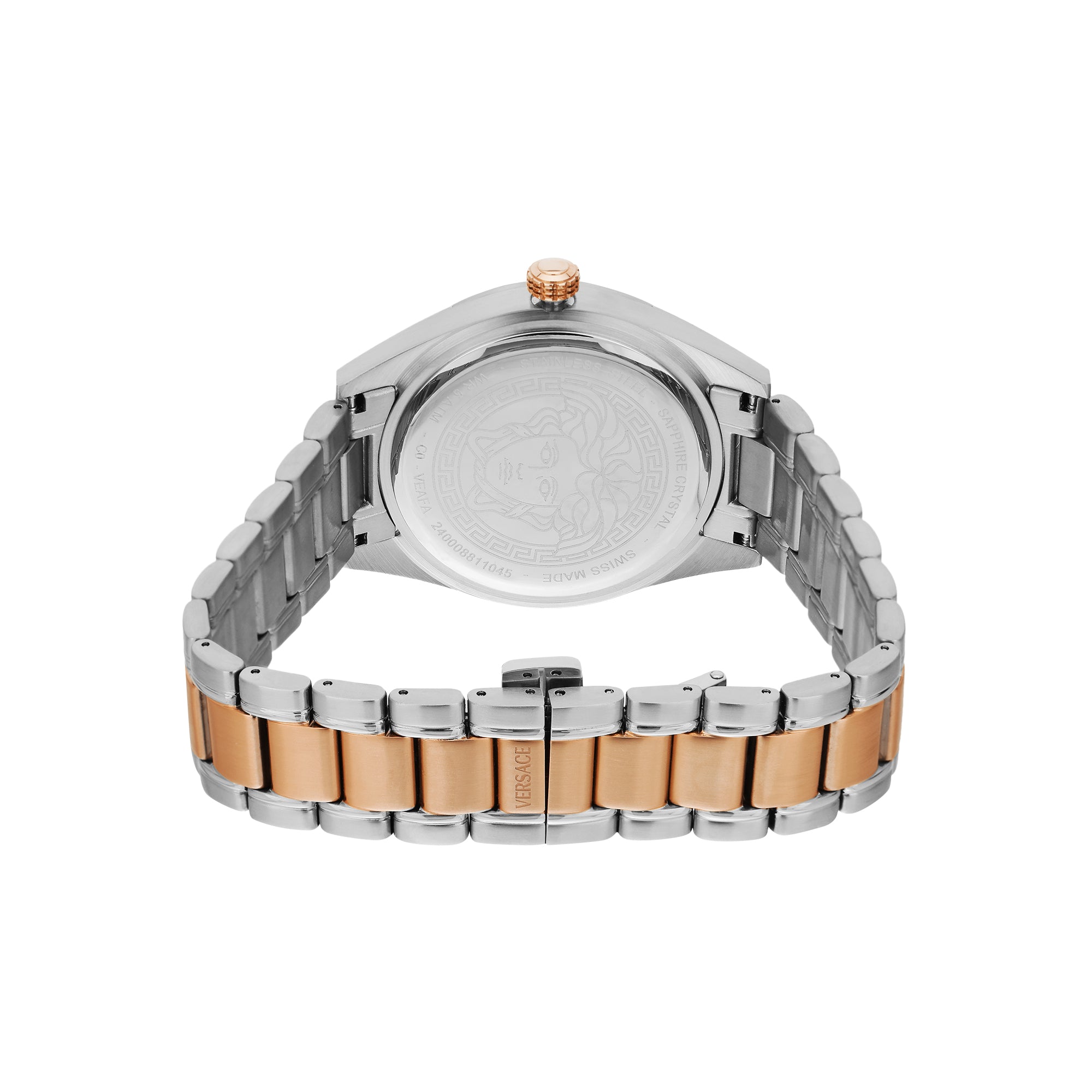 Versace V-Code Gmt Special Black Round Quartz Men Watch Watch Versace