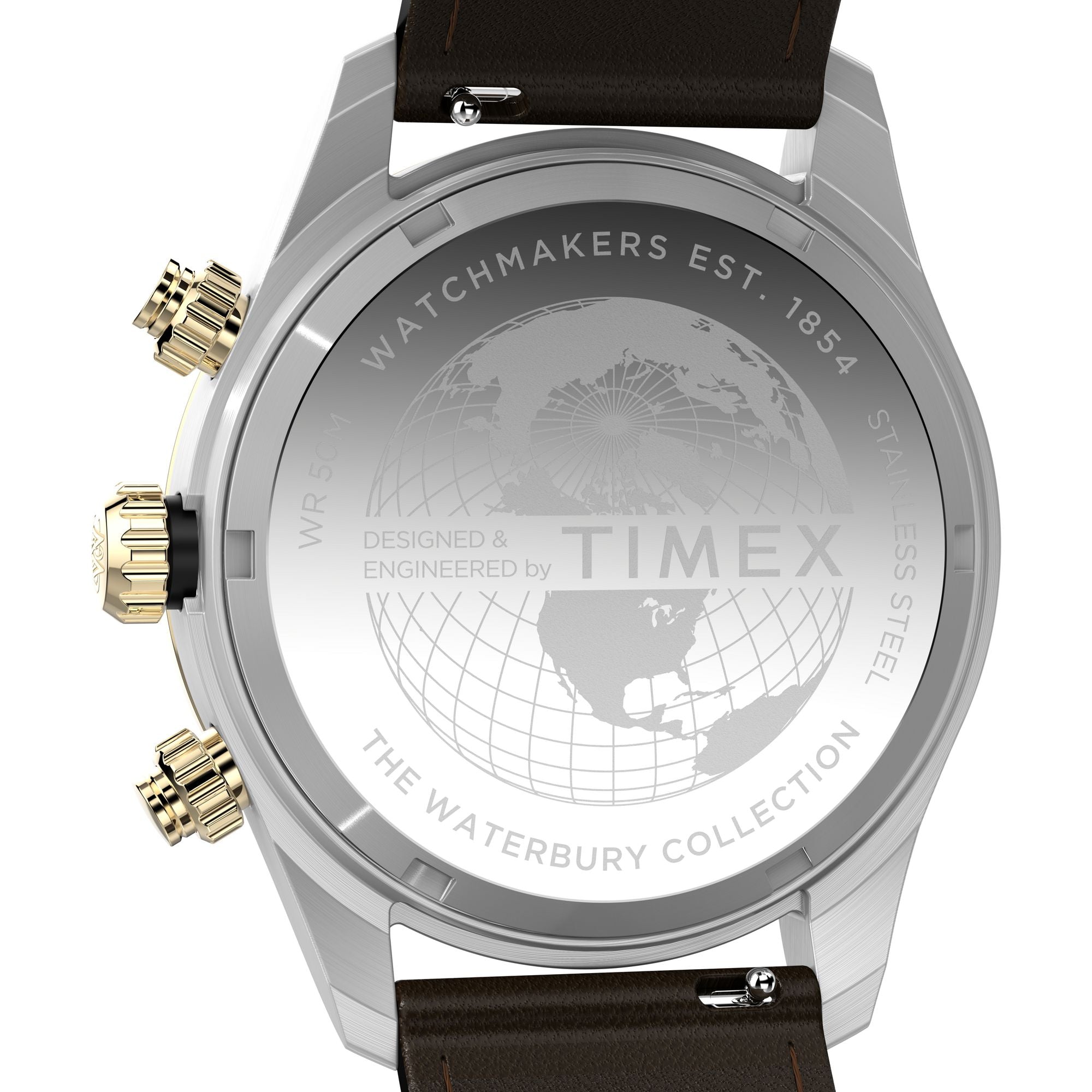 Timex Waterbury Round 21mm Black Dial Analog Men Watch - TW2Y24100IK