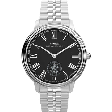 Timex Waterbury Round 21mm Black Dial Analog Men Watch - TW2Y23300IK Watch Timex