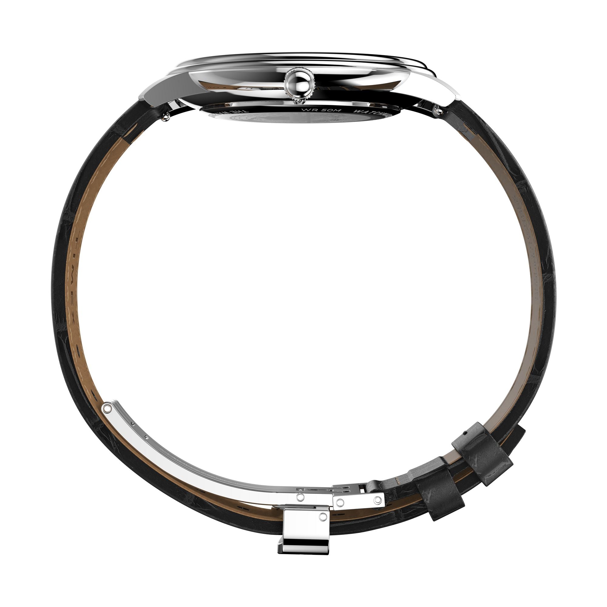 Timex Waterbury Metropolitan Silver Round Quartz Men Watch