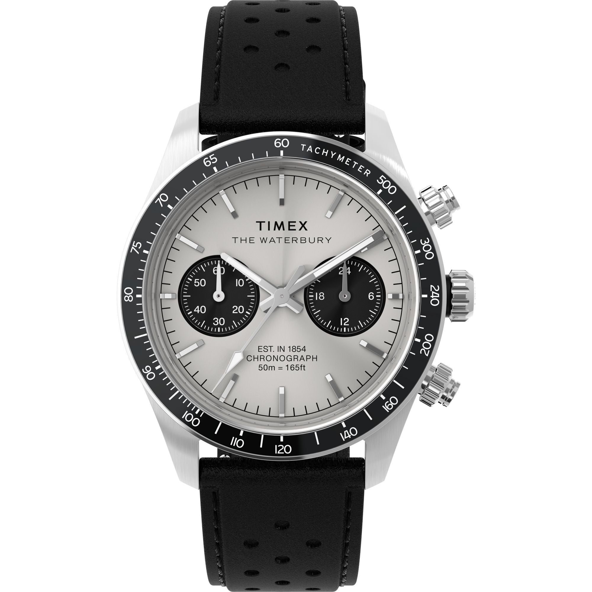 Timex Waterbury Heritage Silver Round Quartz Men Watch