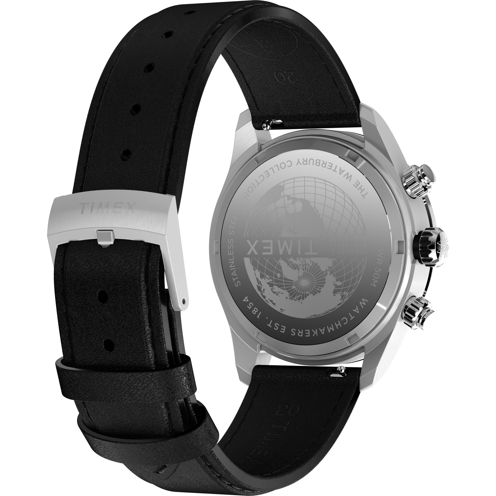 Timex Waterbury Heritage Silver Round Quartz Men Watch