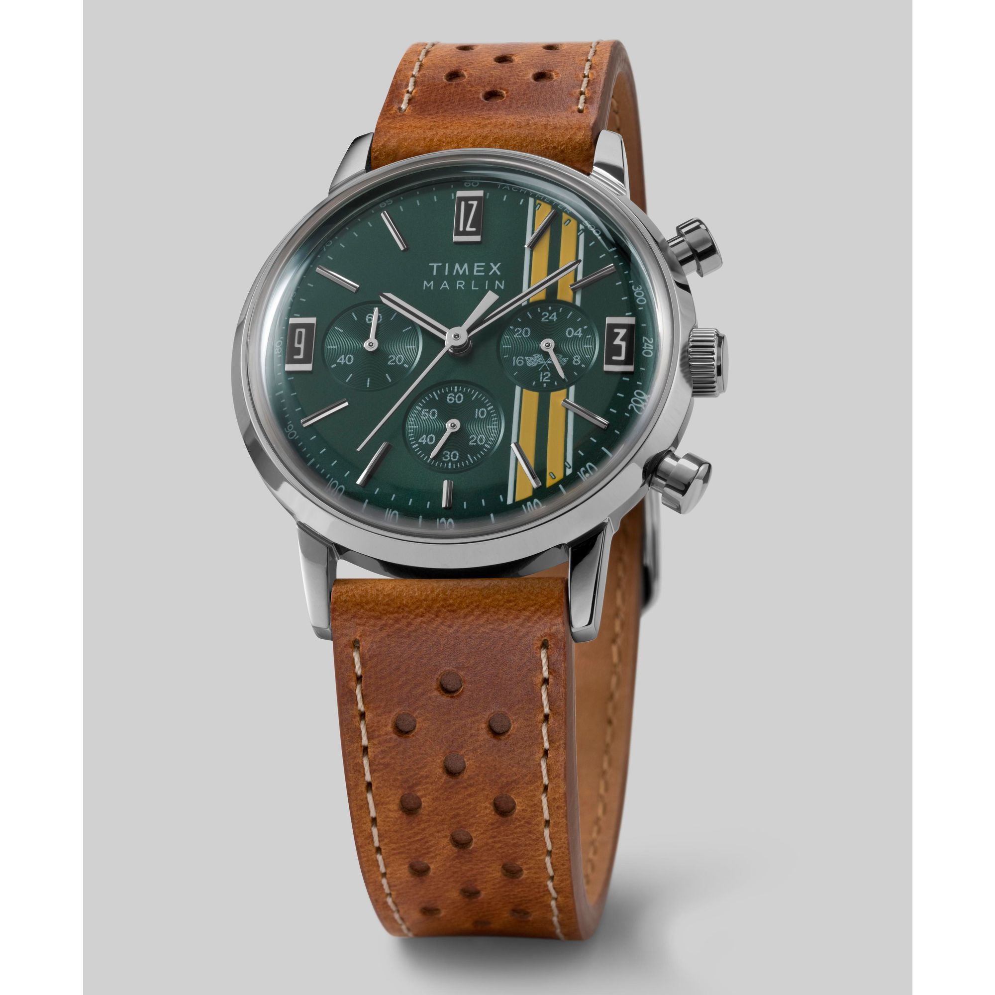Timex Marlin Round 21mm Green Dial Analog Men Watch - TW2W99100IK