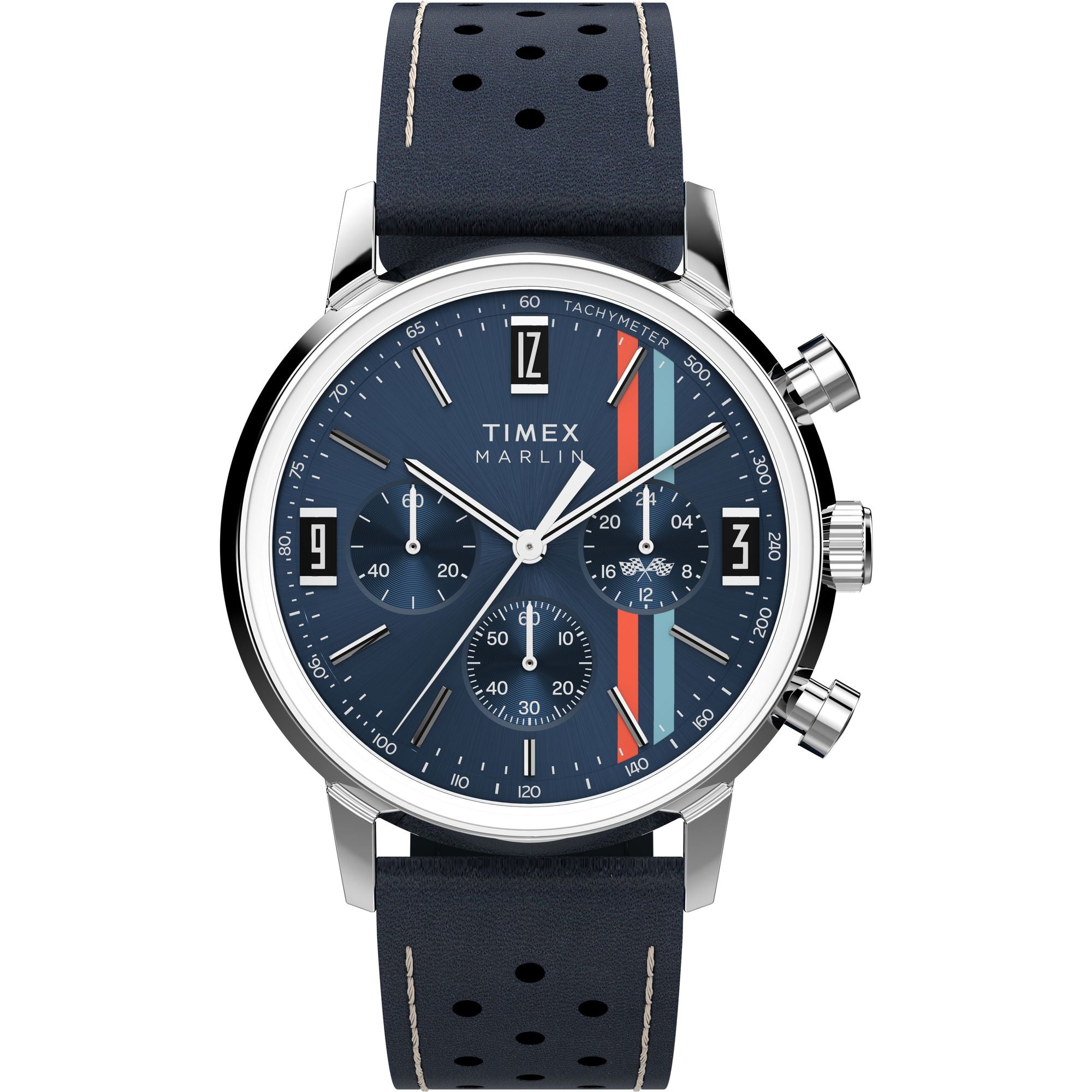 Timex Marlin Round 21mm Blue Dial Analog Men Watch - TW2W99000IK Watch Timex