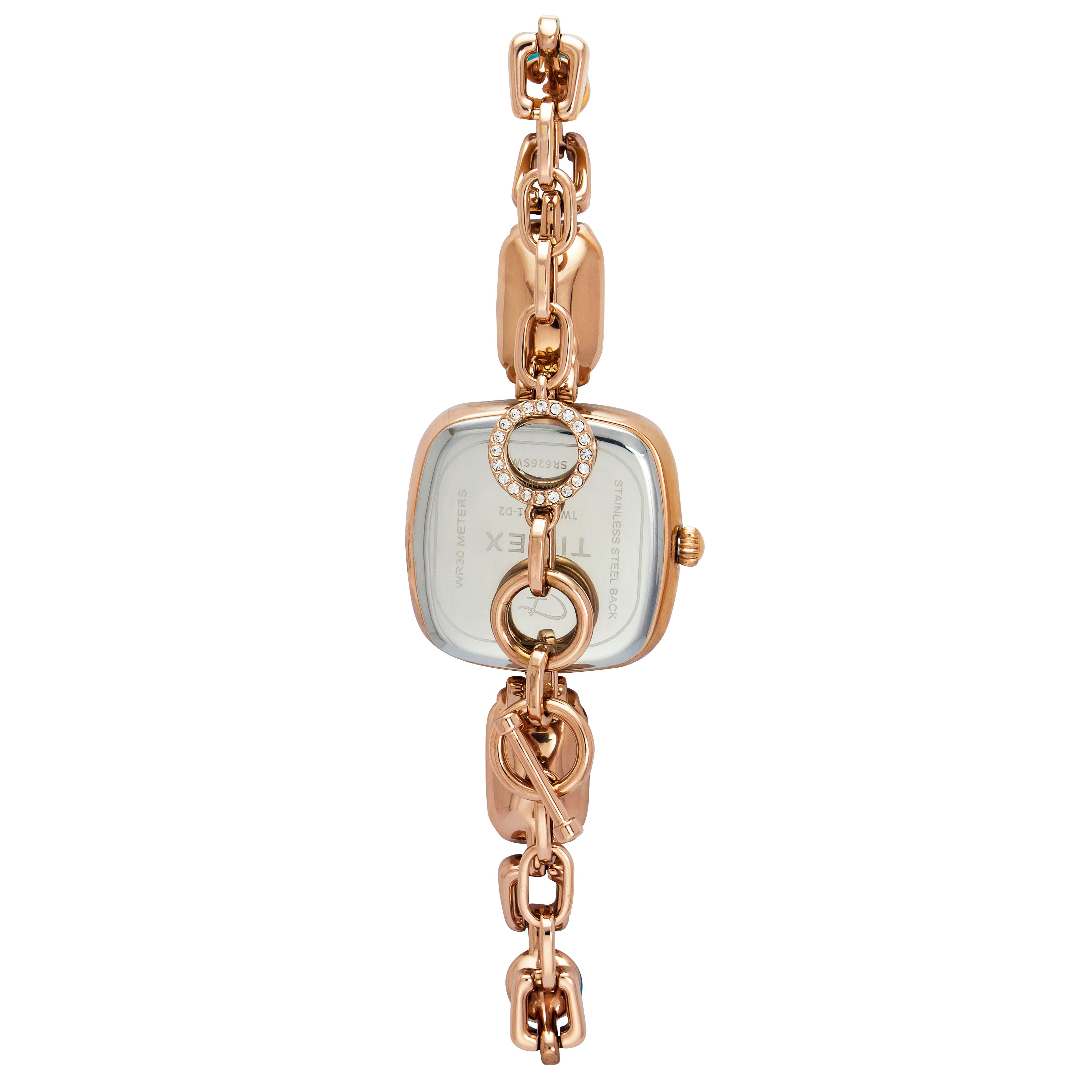 Timex Fria Square 27mm Pink Dial Analog Women Watch - TWEL21203 Watch Timex
