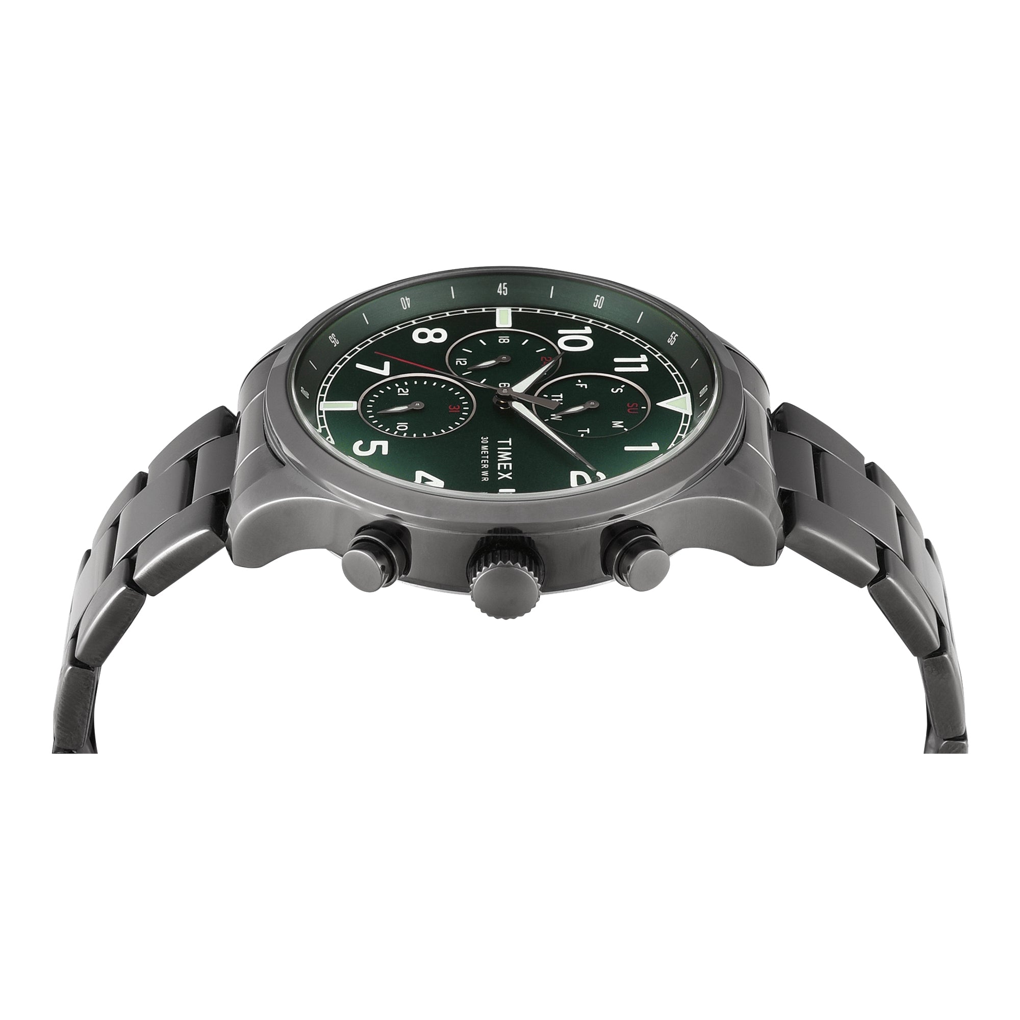 Timex Trendline Round 45mm Green Dial Analog Men Watch - TWEG23903 Watch Timex