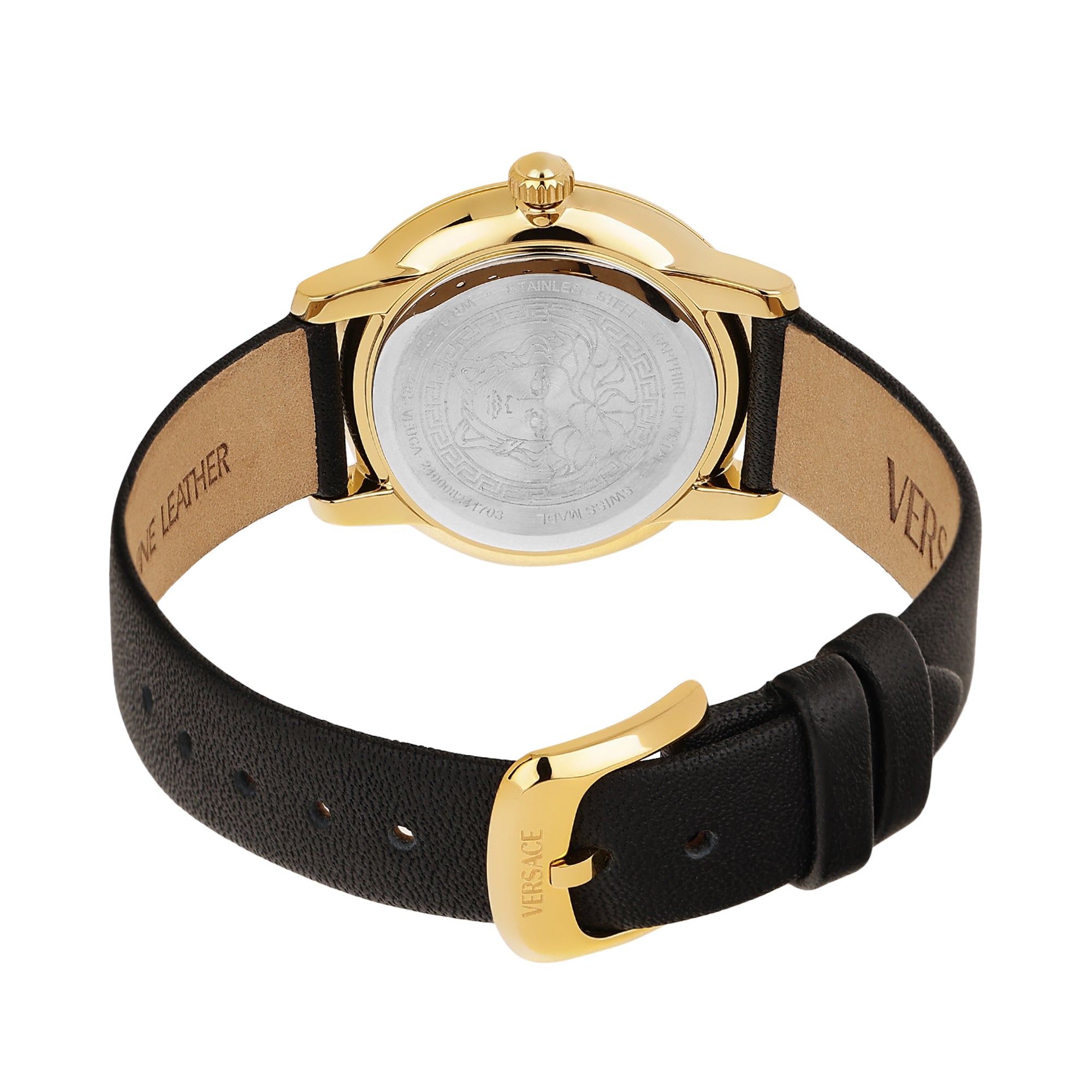 Versace V-Icon Blue Round Quartz Women Watch Watch Versace