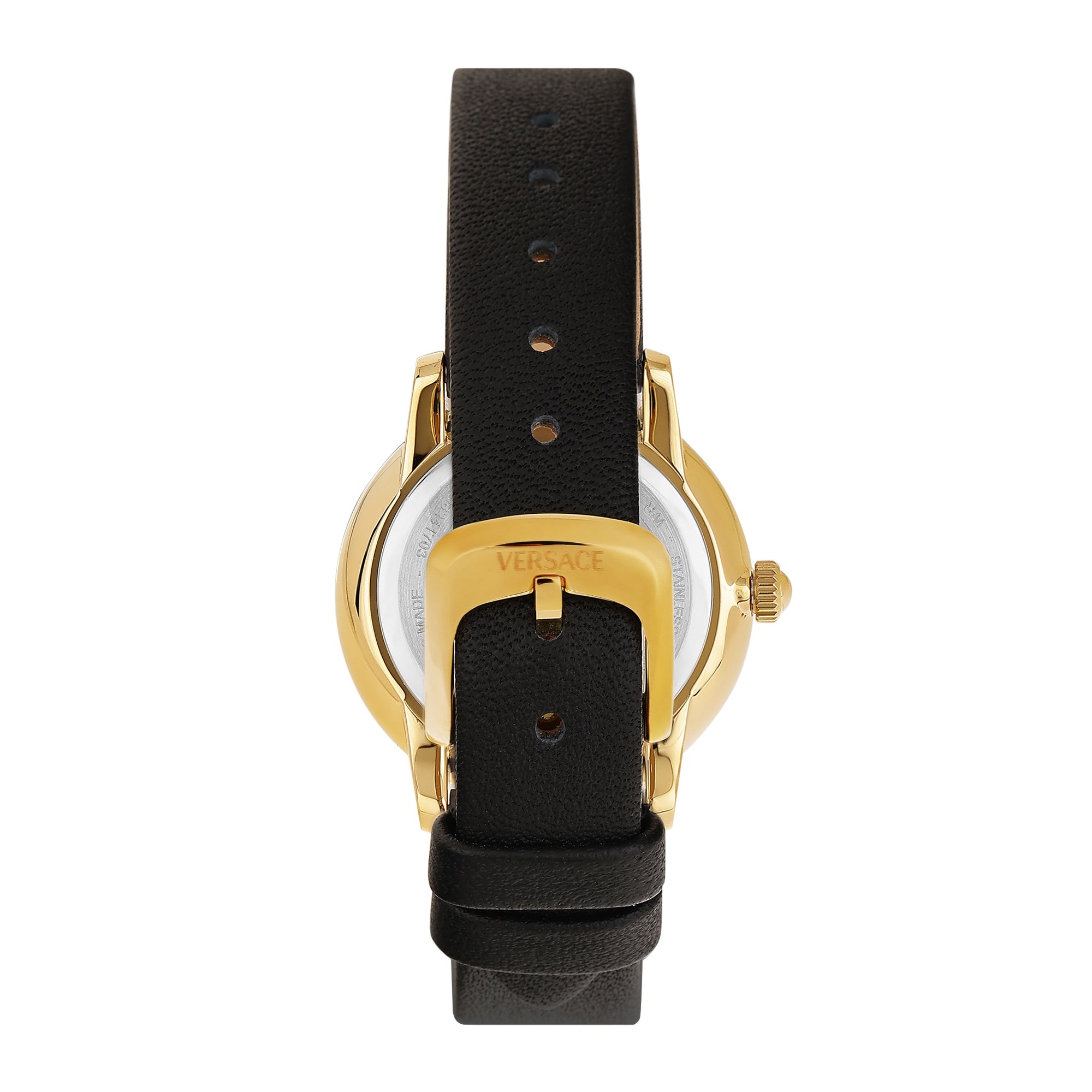 Versace V-Icon Blue Round Quartz Women Watch