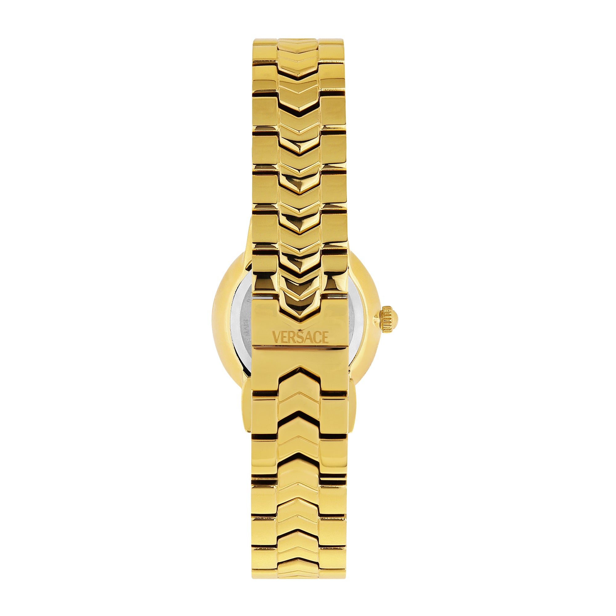 Versace V-Icon Black Round Quartz Women Watch Watch Versace