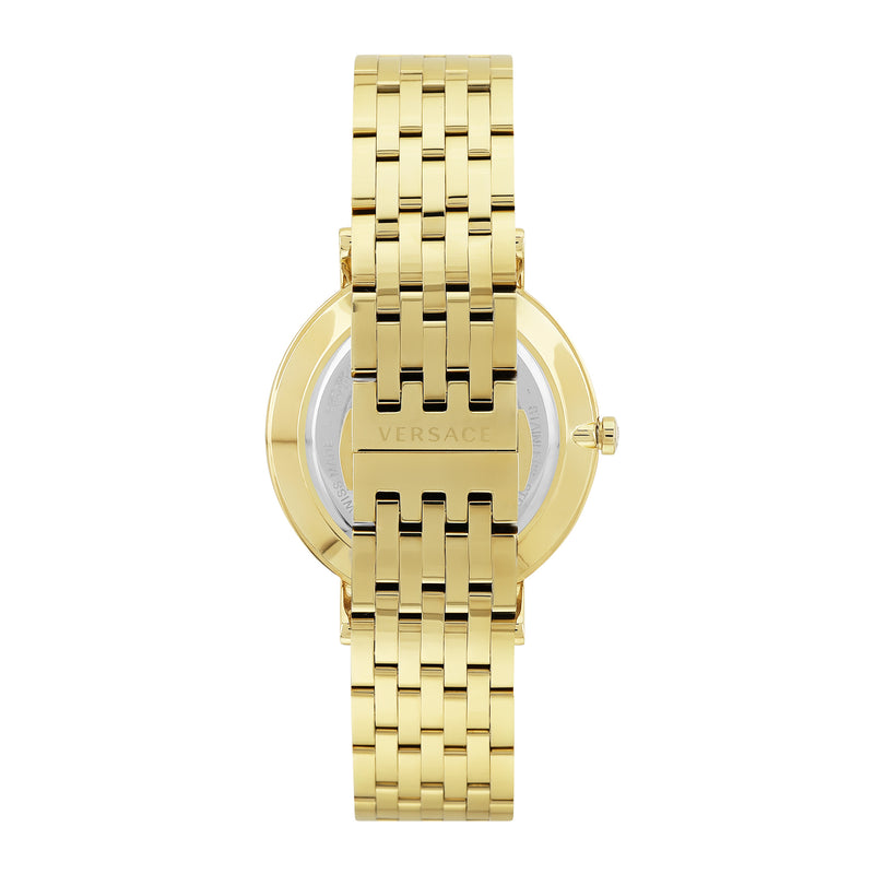 Versace V-Eternal Gent Date Black Round Quartz Men Watch Watch Versace