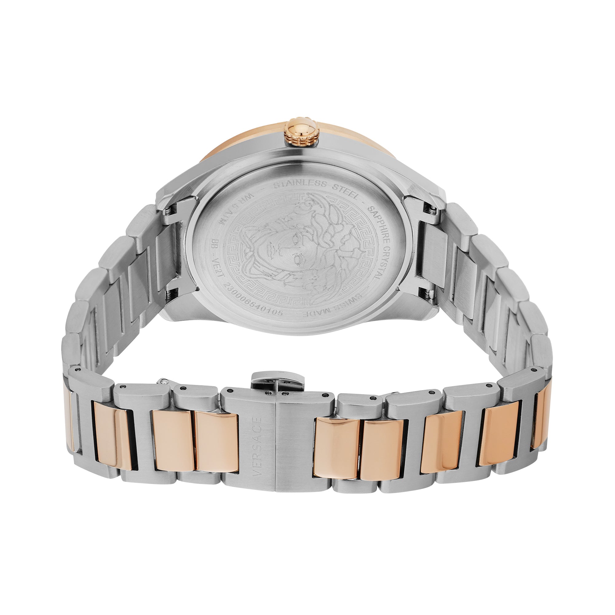 Versace Greca Dome Blue Round Quartz Men Watch Watch Versace