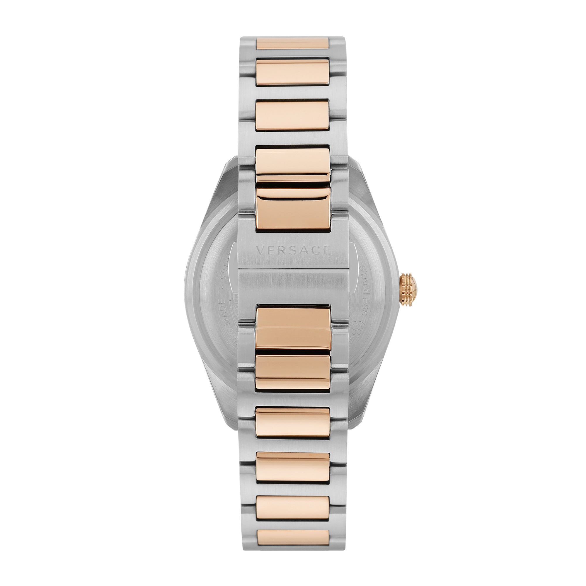 Versace Greca Dome Blue Round Quartz Men Watch Watch Versace
