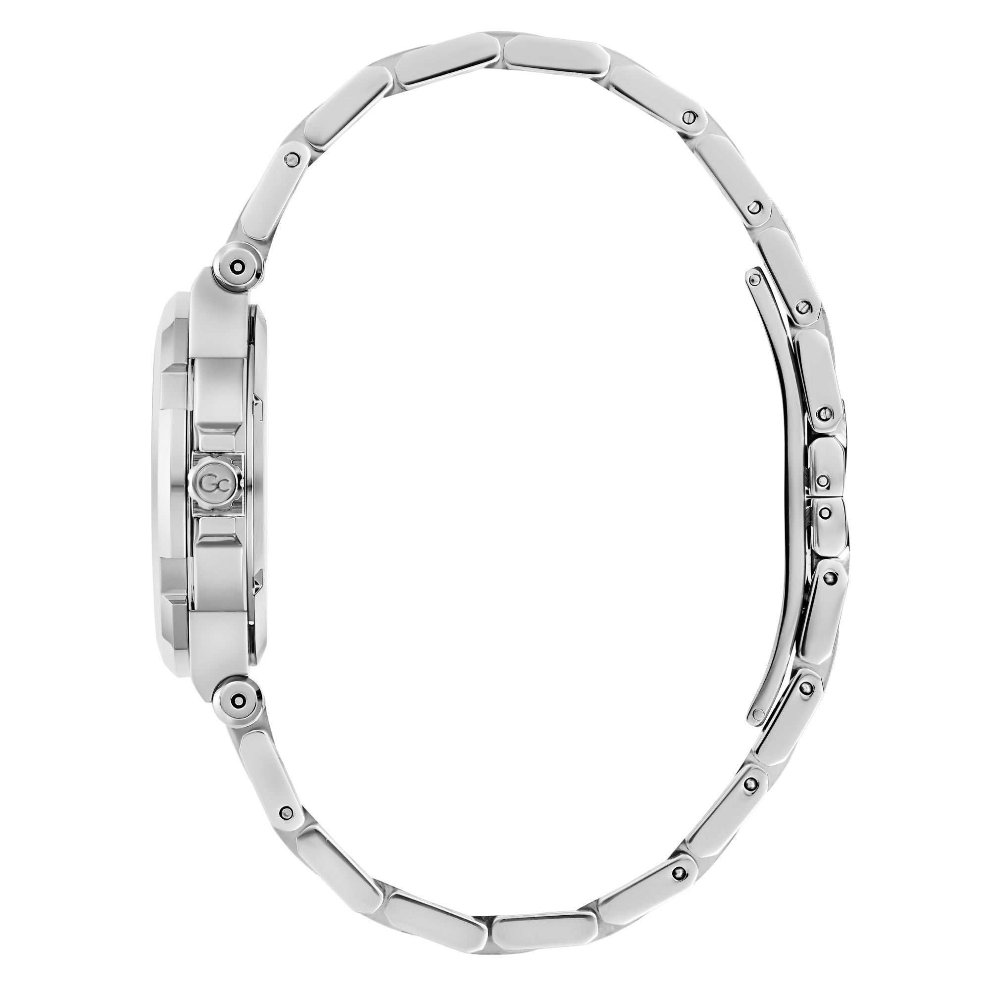 Gc Structura Green Round Quartz Women Watch - Guess Collection