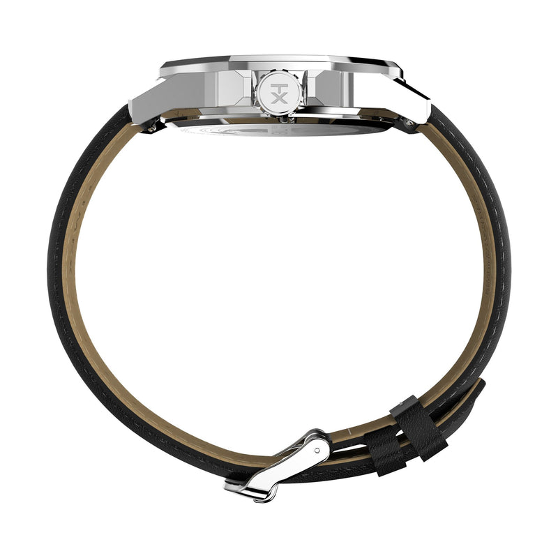 Timex Essex Black Round Quartz Men Watch Watch Timex