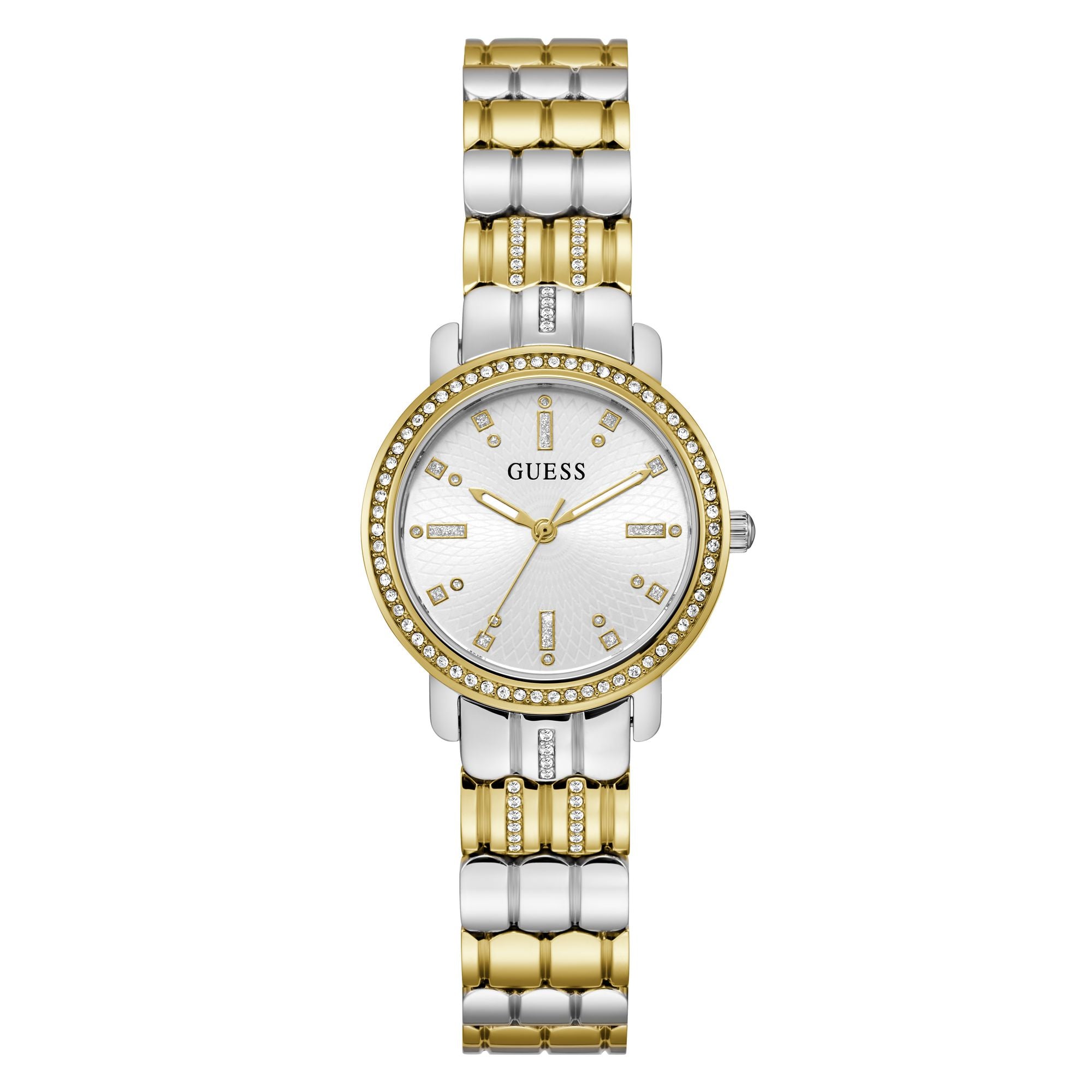 Guess Gb Hayley White Round Quartz Women Watch Watch Guess