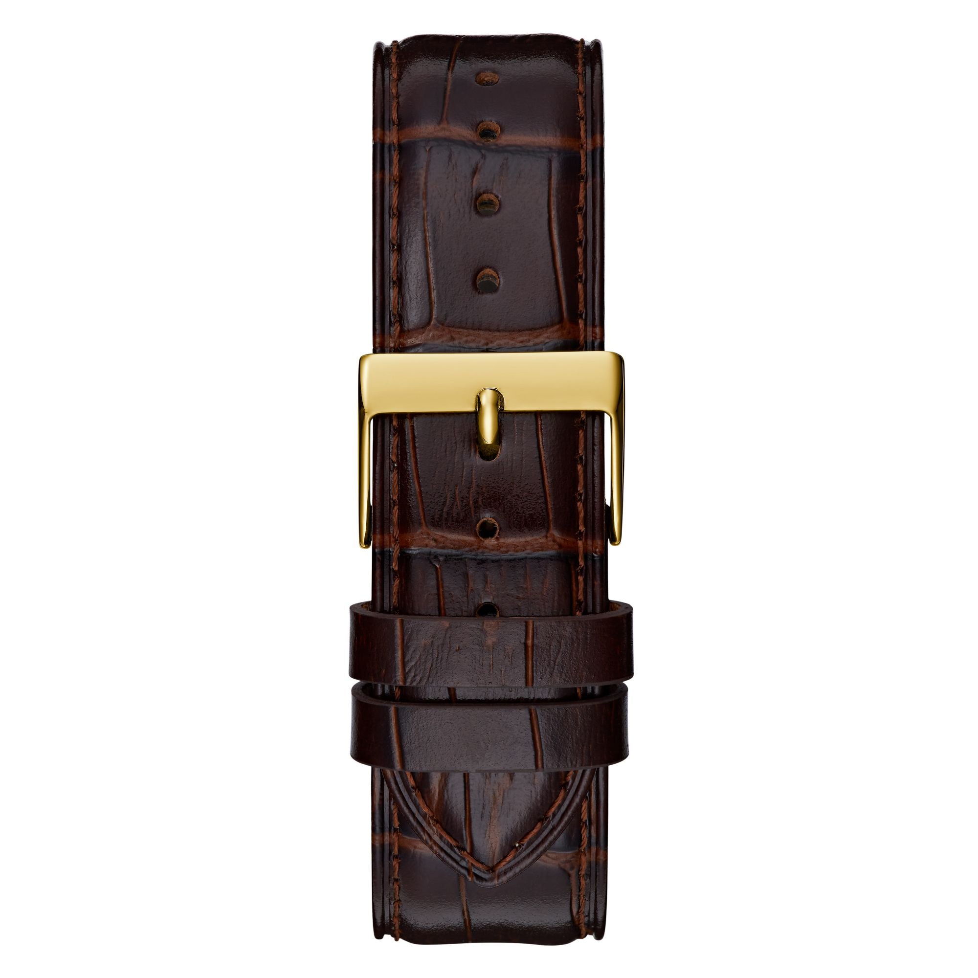 Guess Gd Marble Leather Green Round Quartz Men Watch