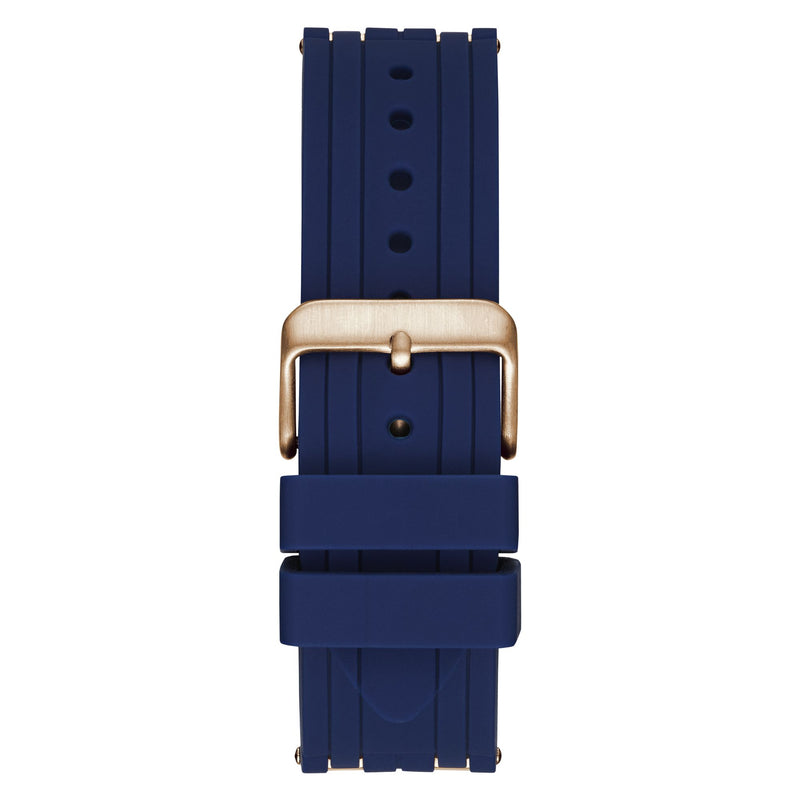 GUESS Blue Round Dial Analog Men's Watch - U0366G4 Watch Guess