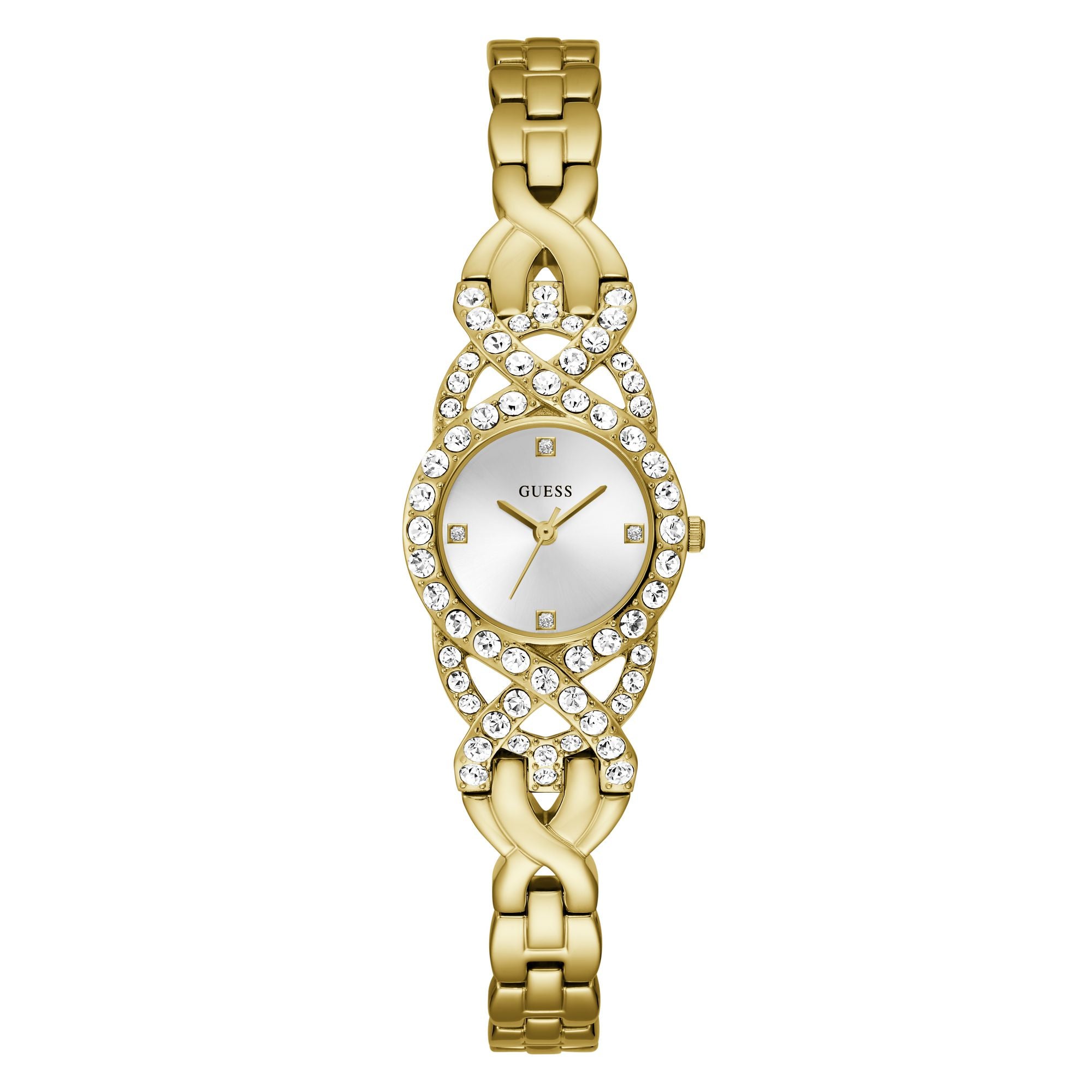 GUESS Silver Round Dial Analog Women's Watch - GW0682L2