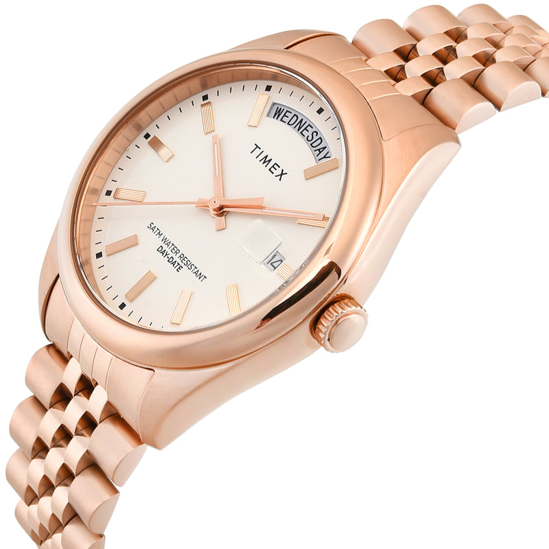 Timex Legacy Round 21mm White Dial Analog Women Watch - TWEL21401 Watch Timex