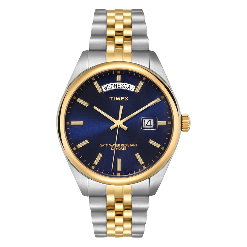 Timex Legacy Round 41mm Blue Dial Analog Men Watch - TWEG27100 Watch Timex