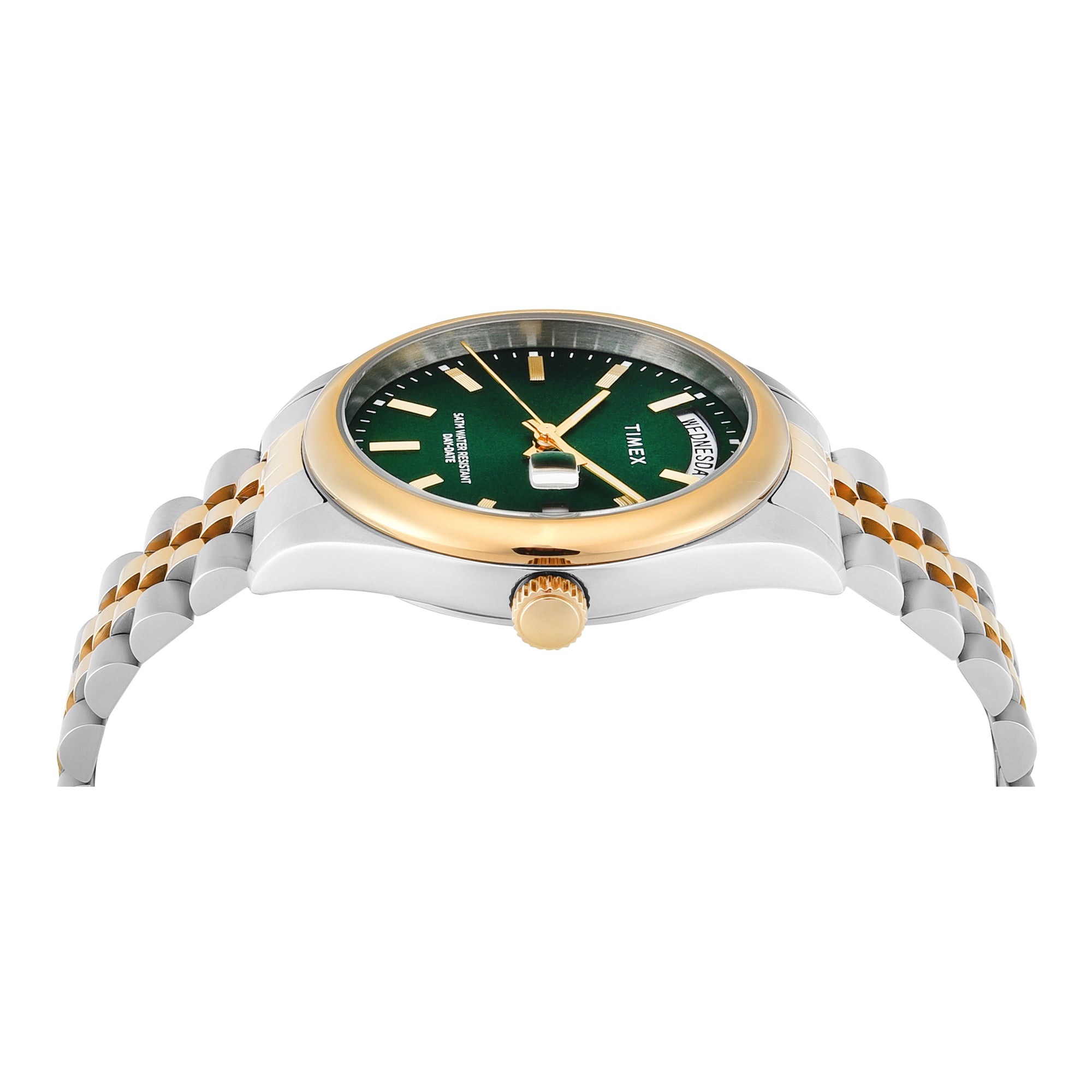 Timex Legacy Round 21mm Green Dial Analog Women Watch - TWEL21400
